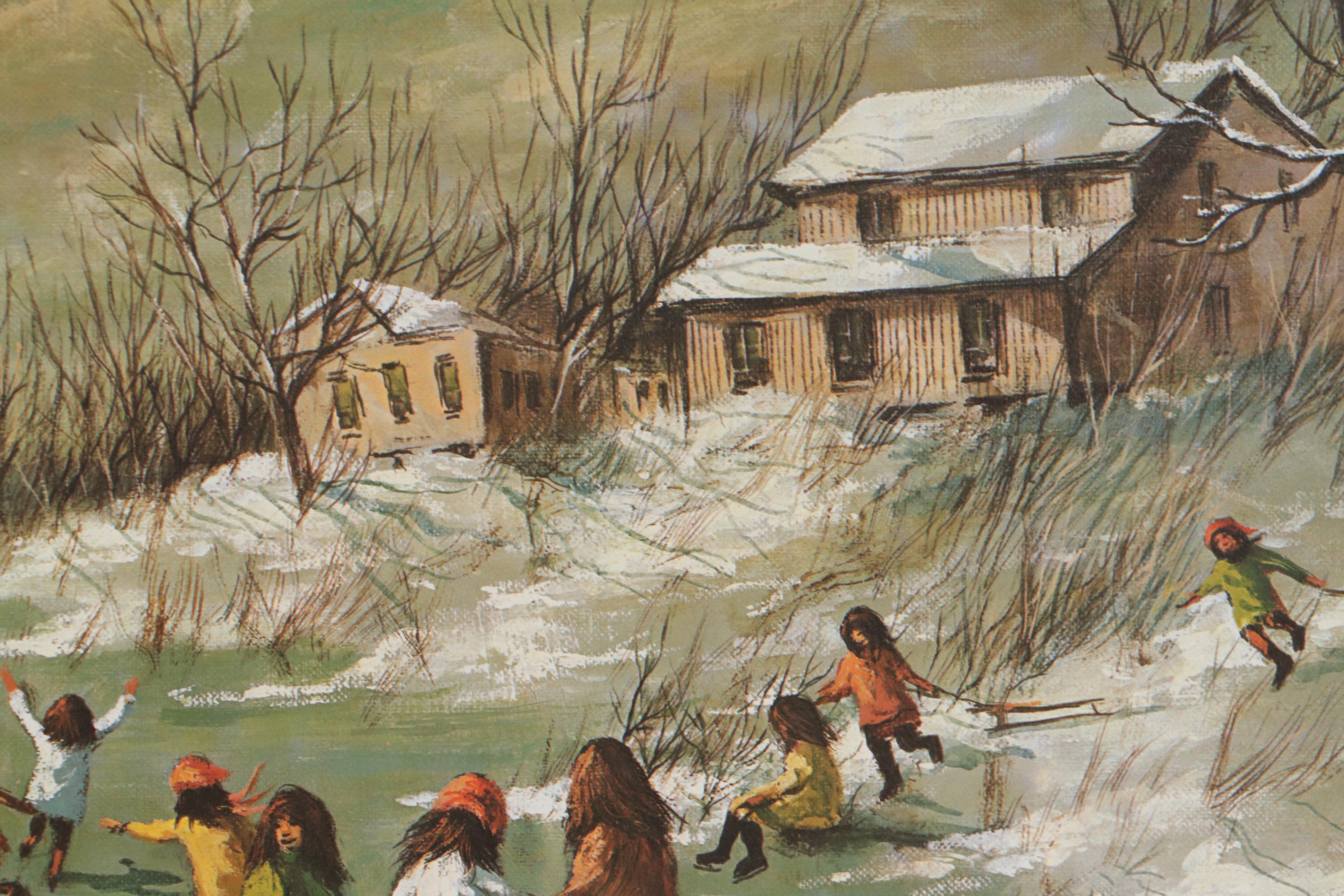 Robert Fabe Offset Lithographs Including "First Frost," 1978