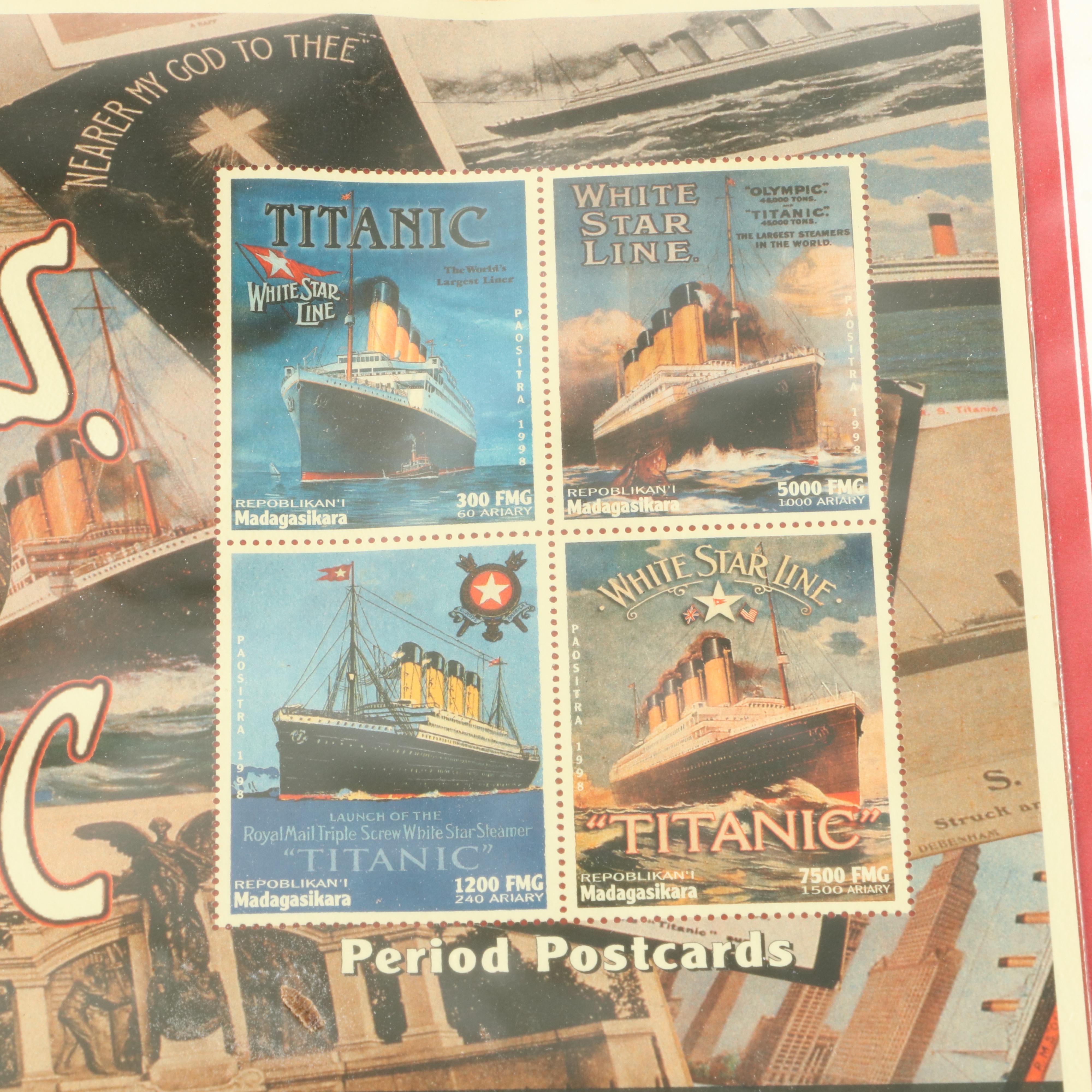 "Official Tributes to R.M.S. Titanic" Postage Stamp Album