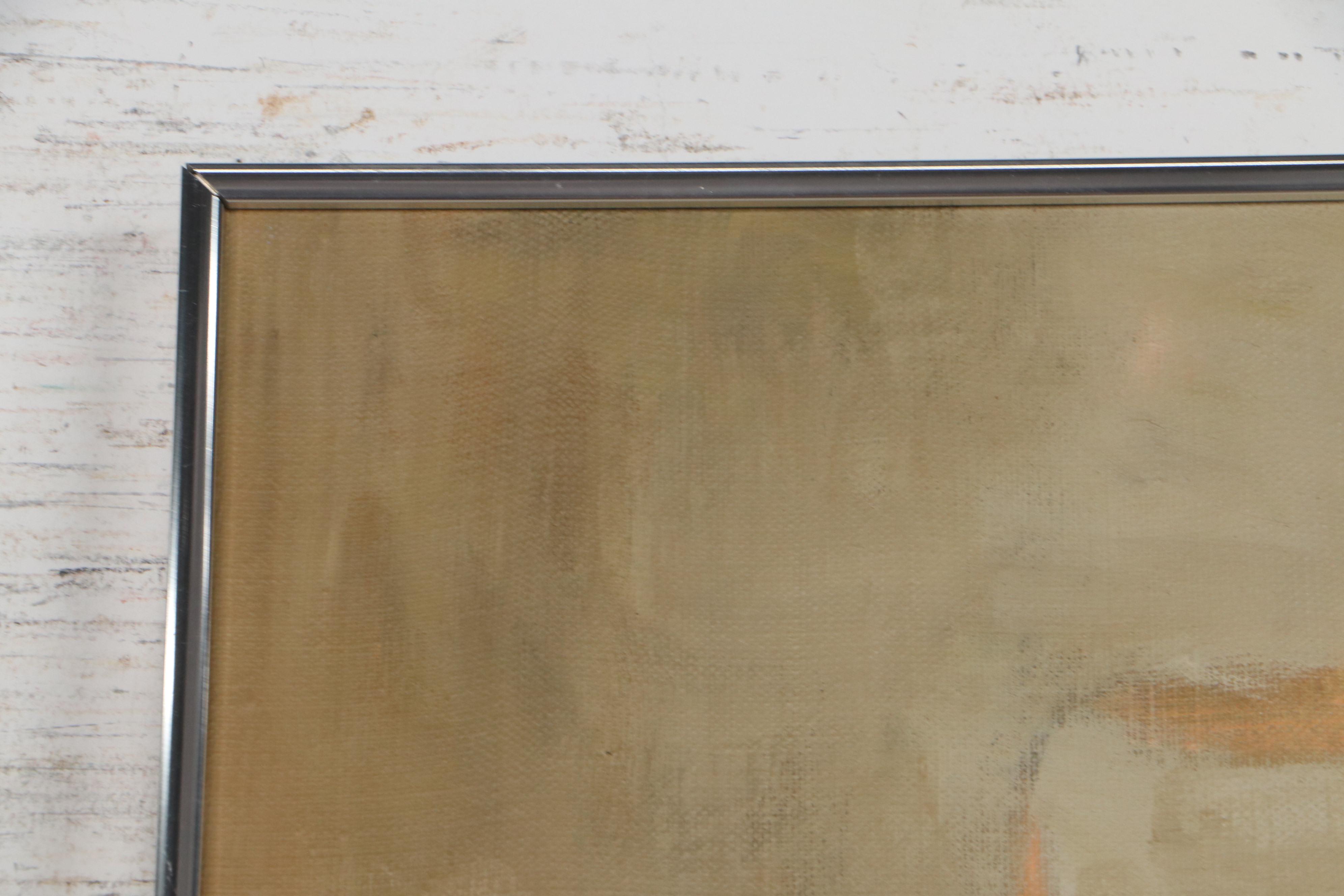 Frances "Bea" Tucker Oil Painting "Sources," Circa 1973