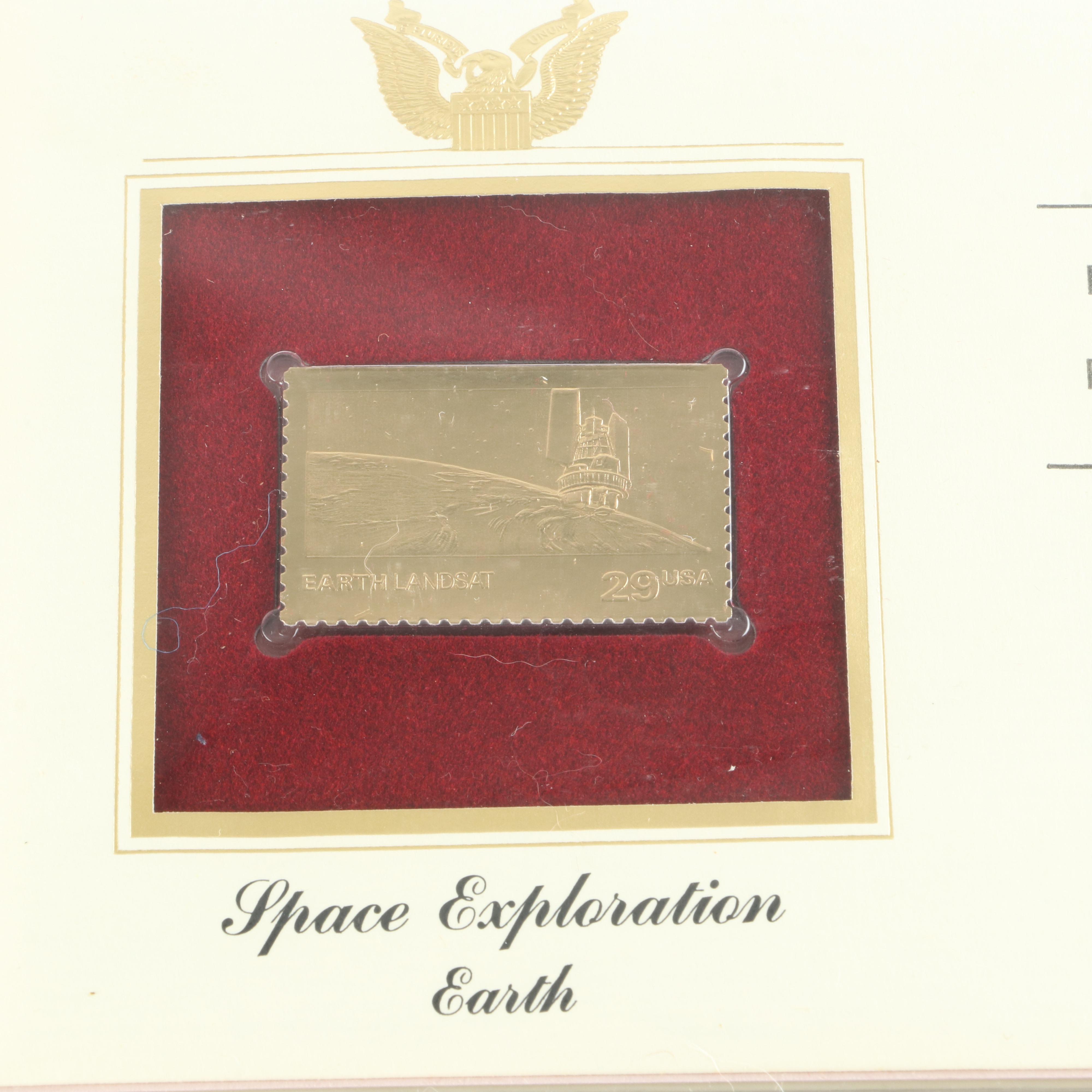 "Golden Replicas of United States Stamps" Album