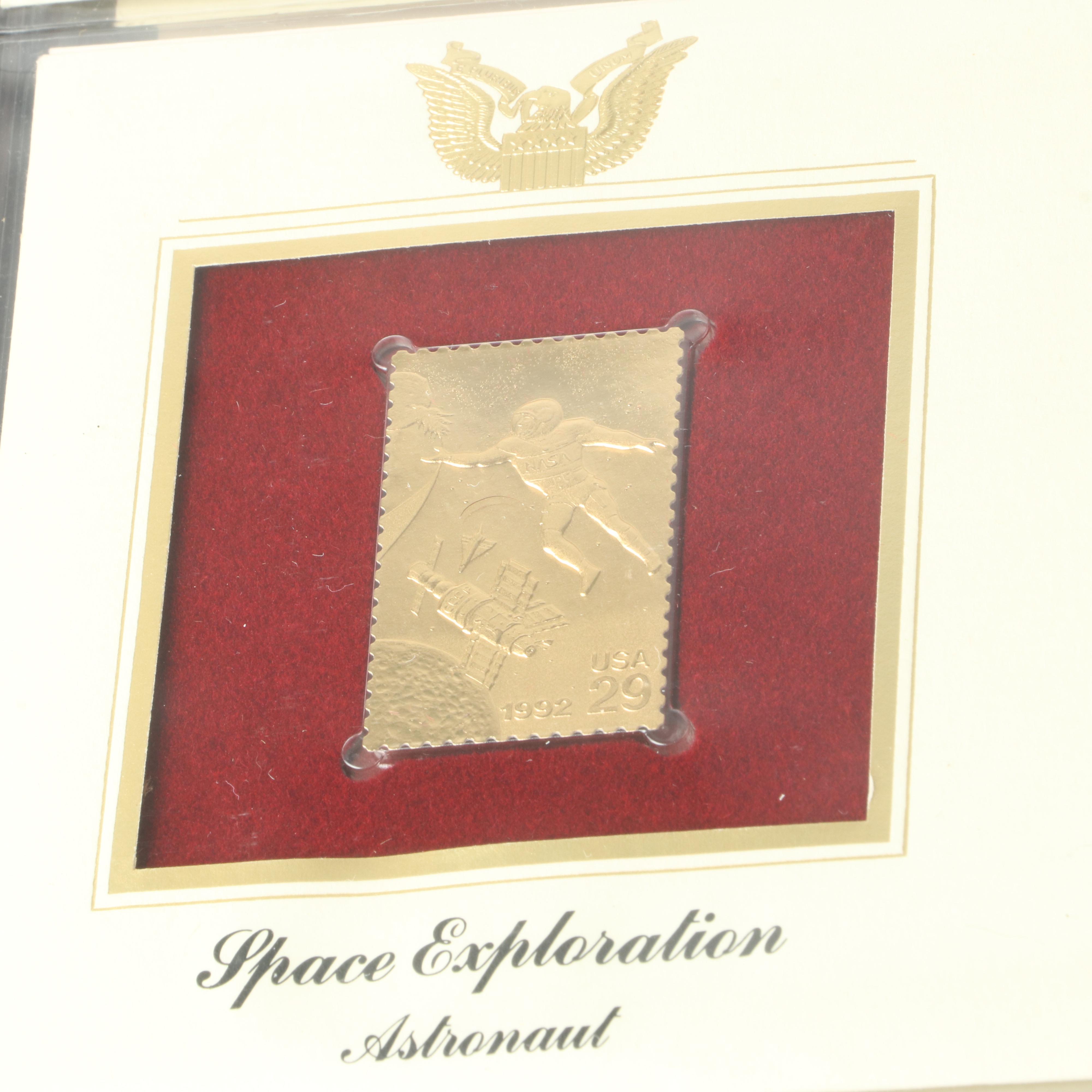 "Golden Replicas of United States Stamps" Album