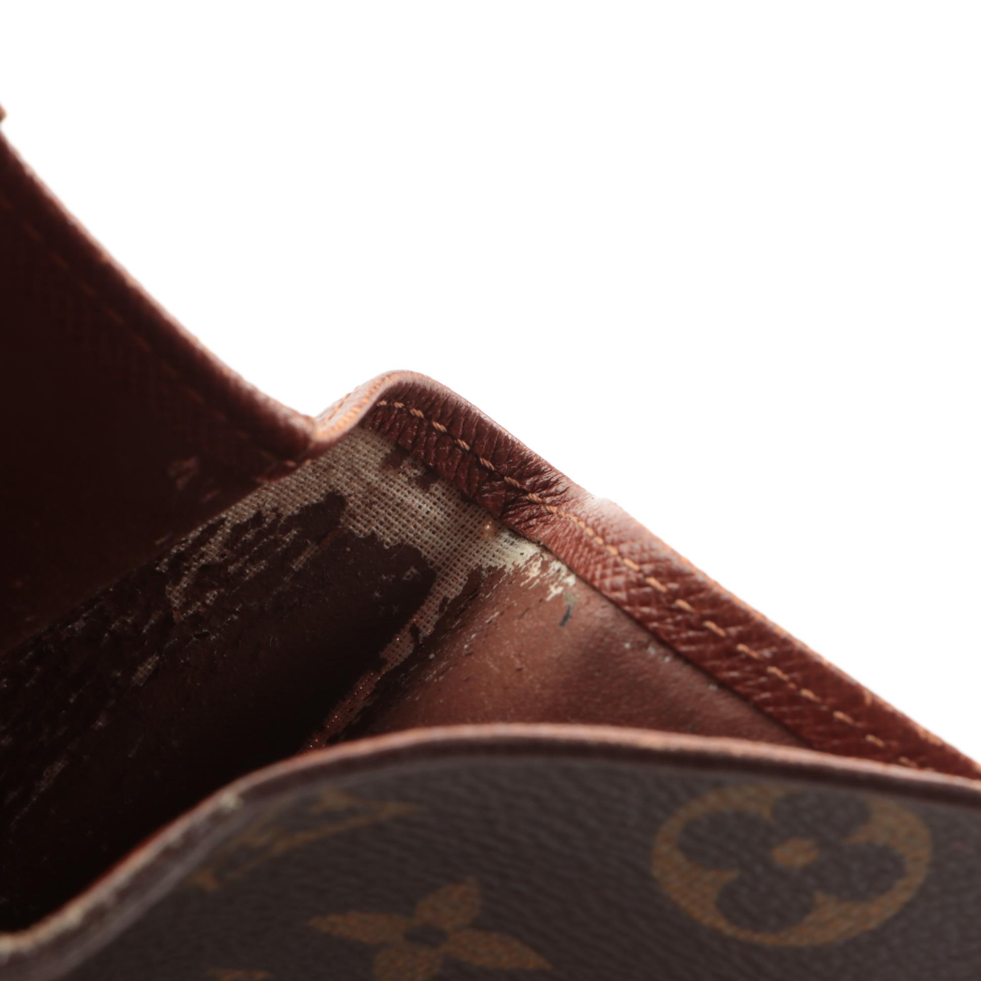 Louis Vuitton Compact Wallet in Monogram Canvas and Leather