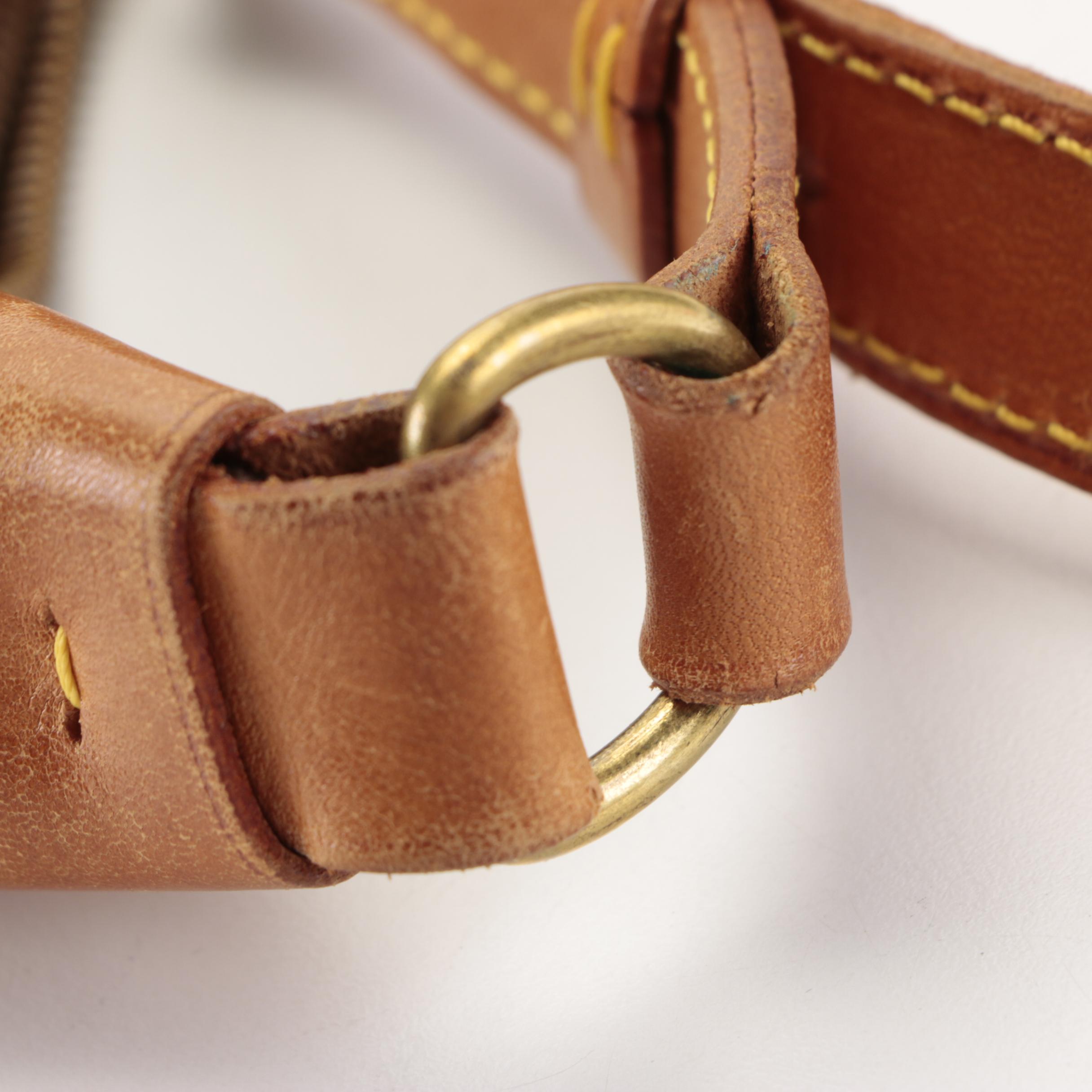 Louis Vuitton Boulogne Shoulder Bag in Monogram Canvas and Vachetta Leather