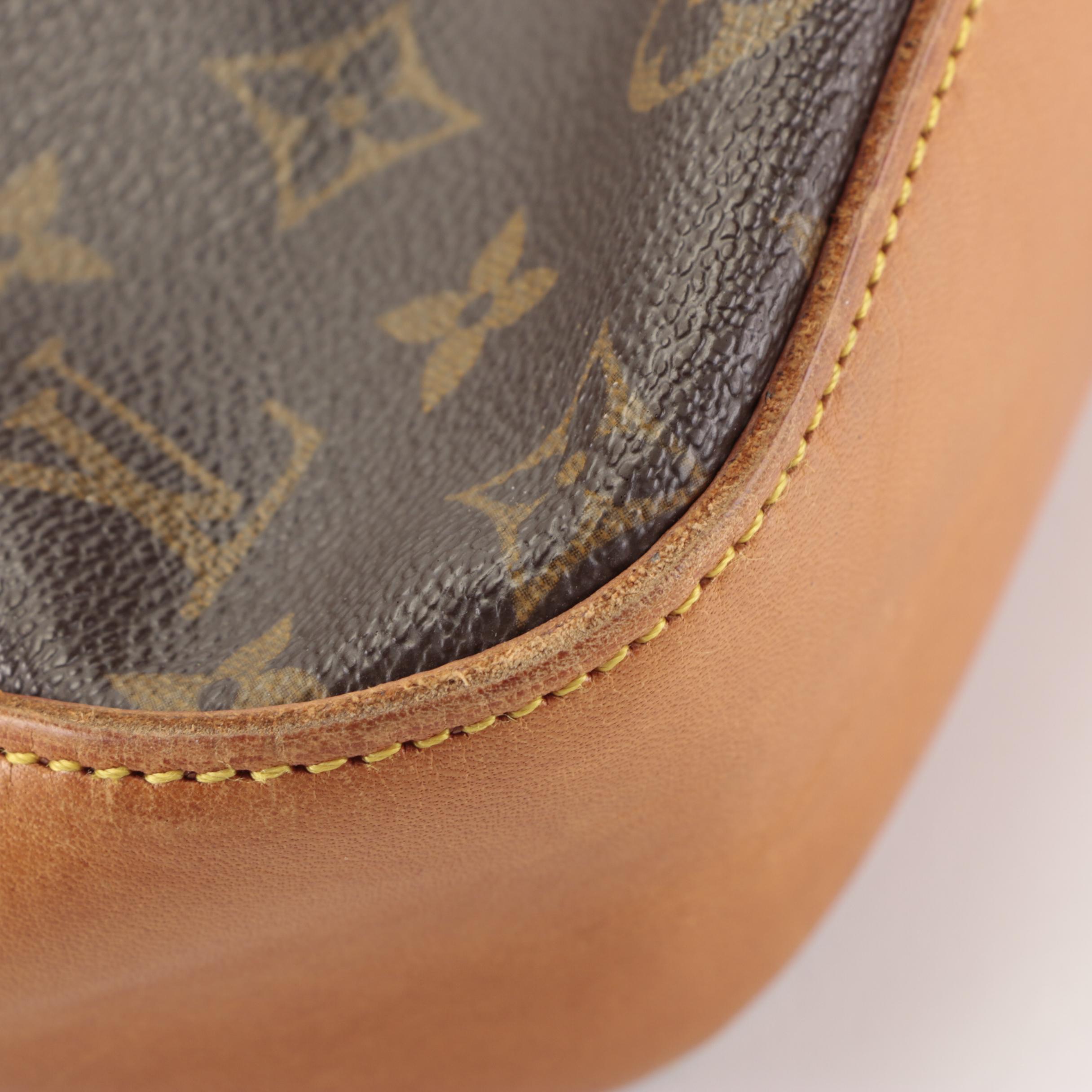 Louis Vuitton Boulogne Shoulder Bag in Monogram Canvas and Vachetta Leather