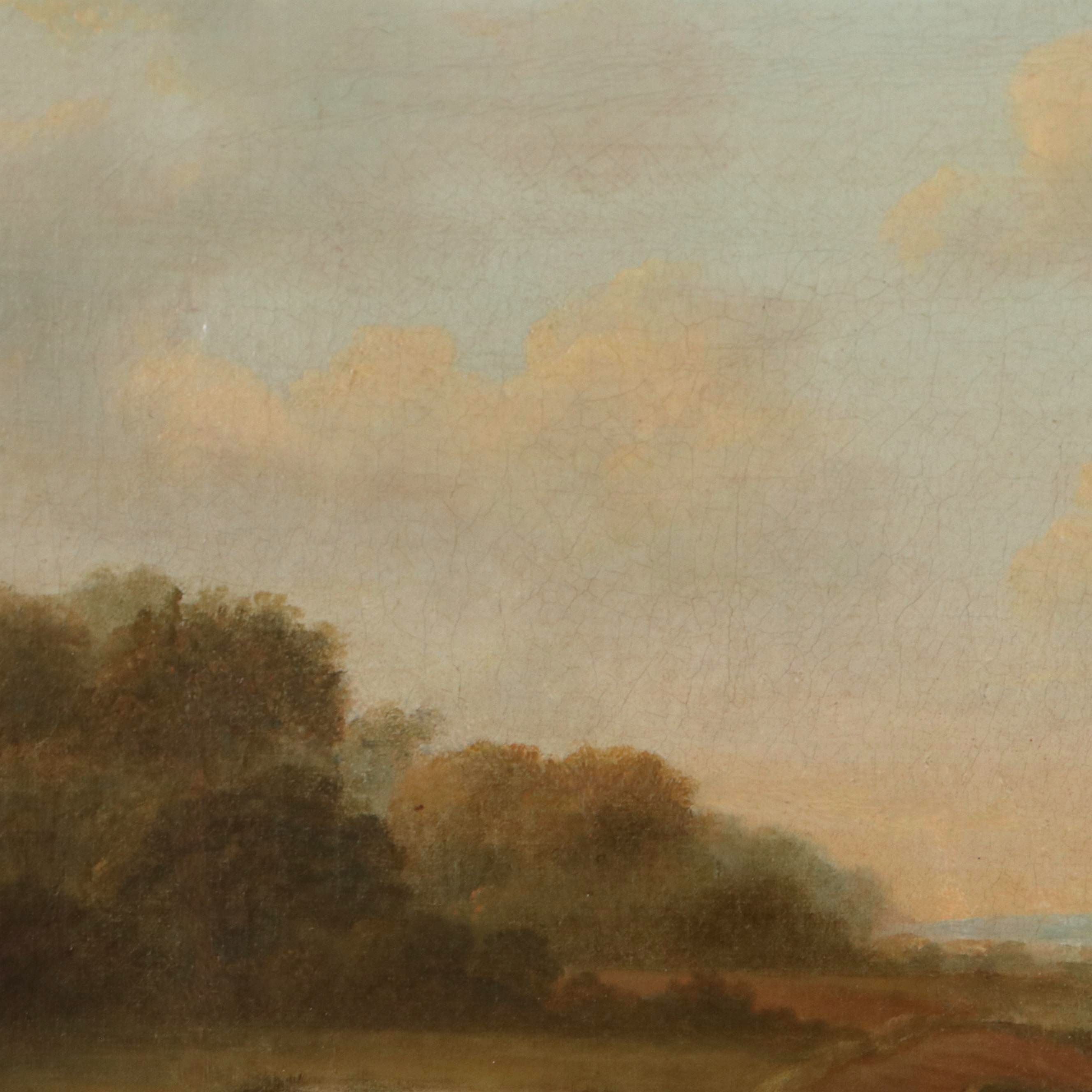 Stephen Elmer "Pheasants in Landscape" Oil Painting