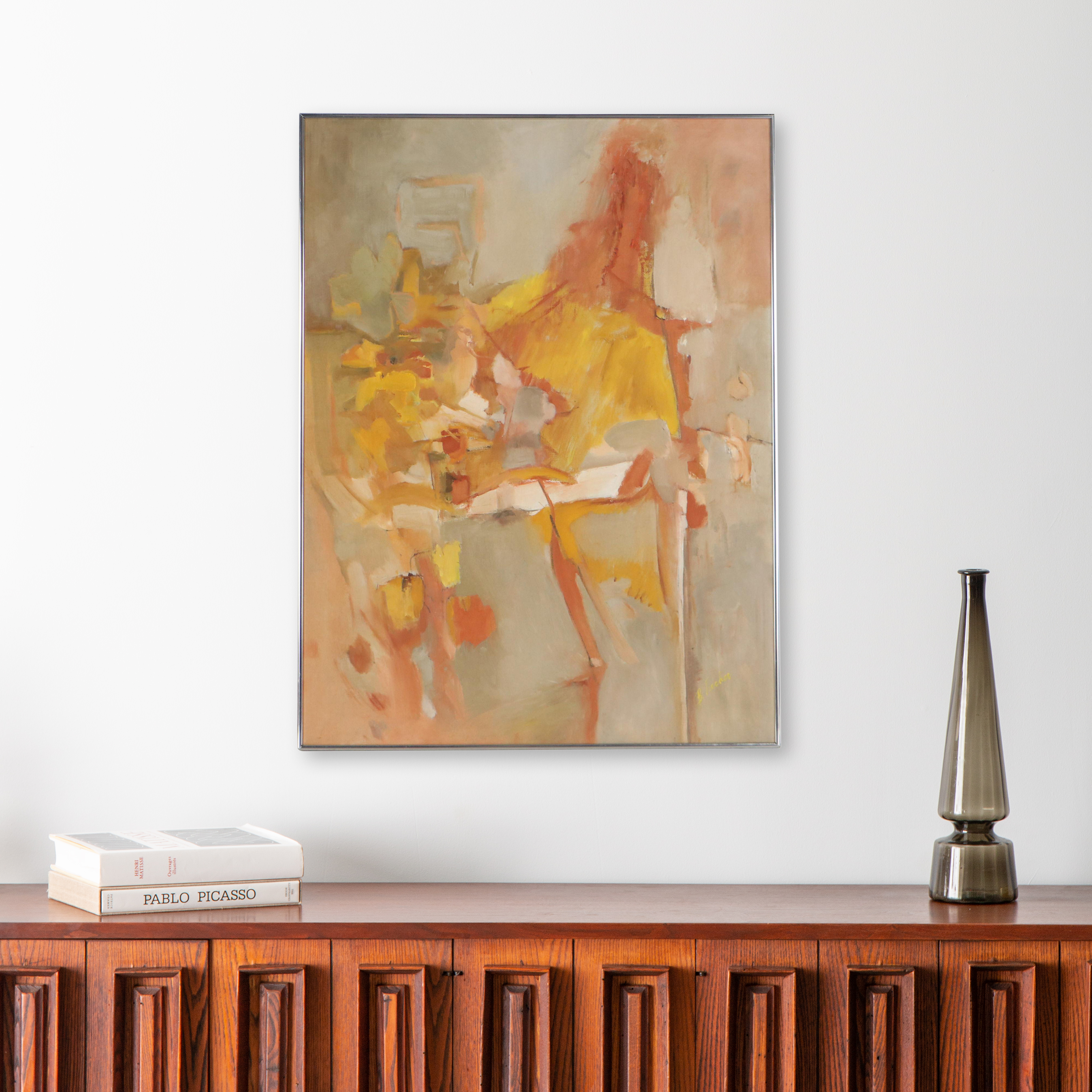 Frances "Bea" Tucker Oil Painting "Sources," Circa 1973