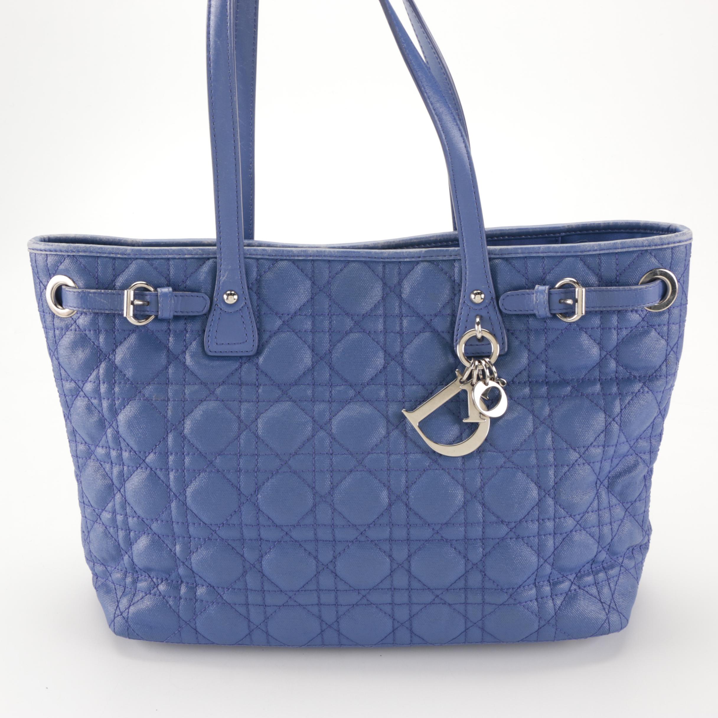Christian Dior Panarea Cannage Tote Bag