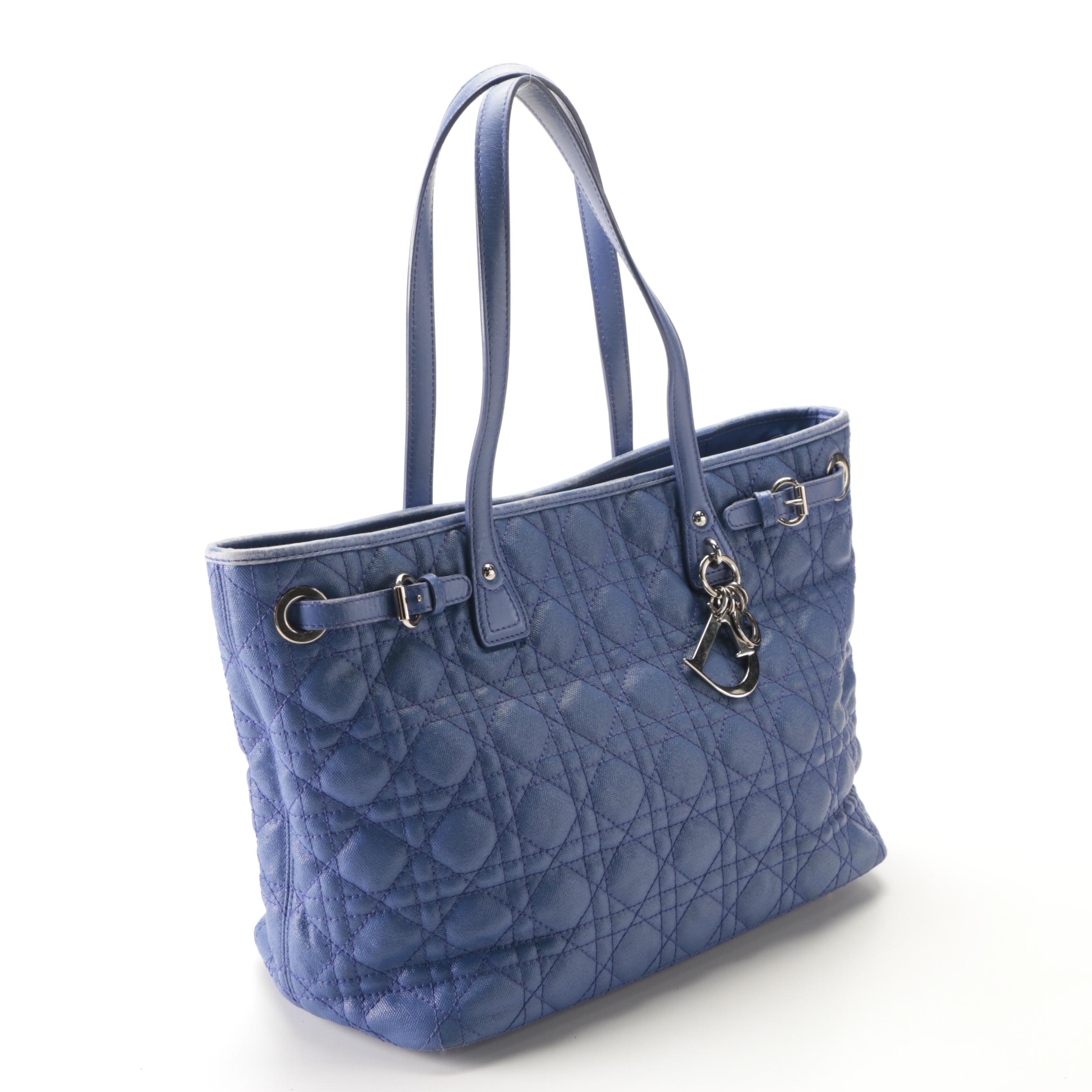 Christian Dior Panarea Cannage Tote Bag