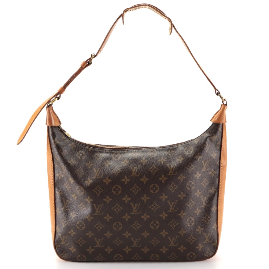 Louis Vuitton Boulogne Shoulder Bag in Monogram Canvas and Vachetta Leather