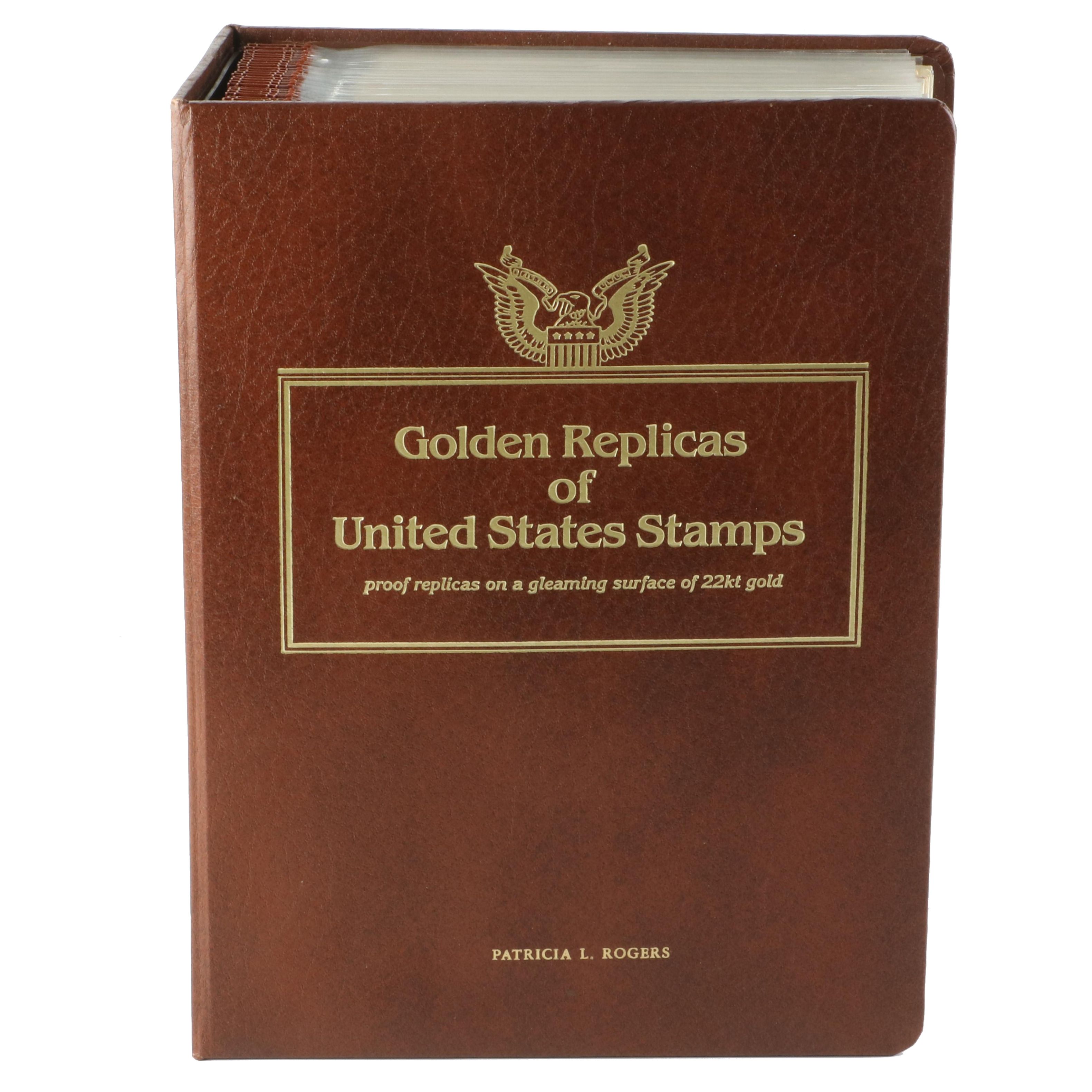 "Golden Replicas of United States Stamps" Album