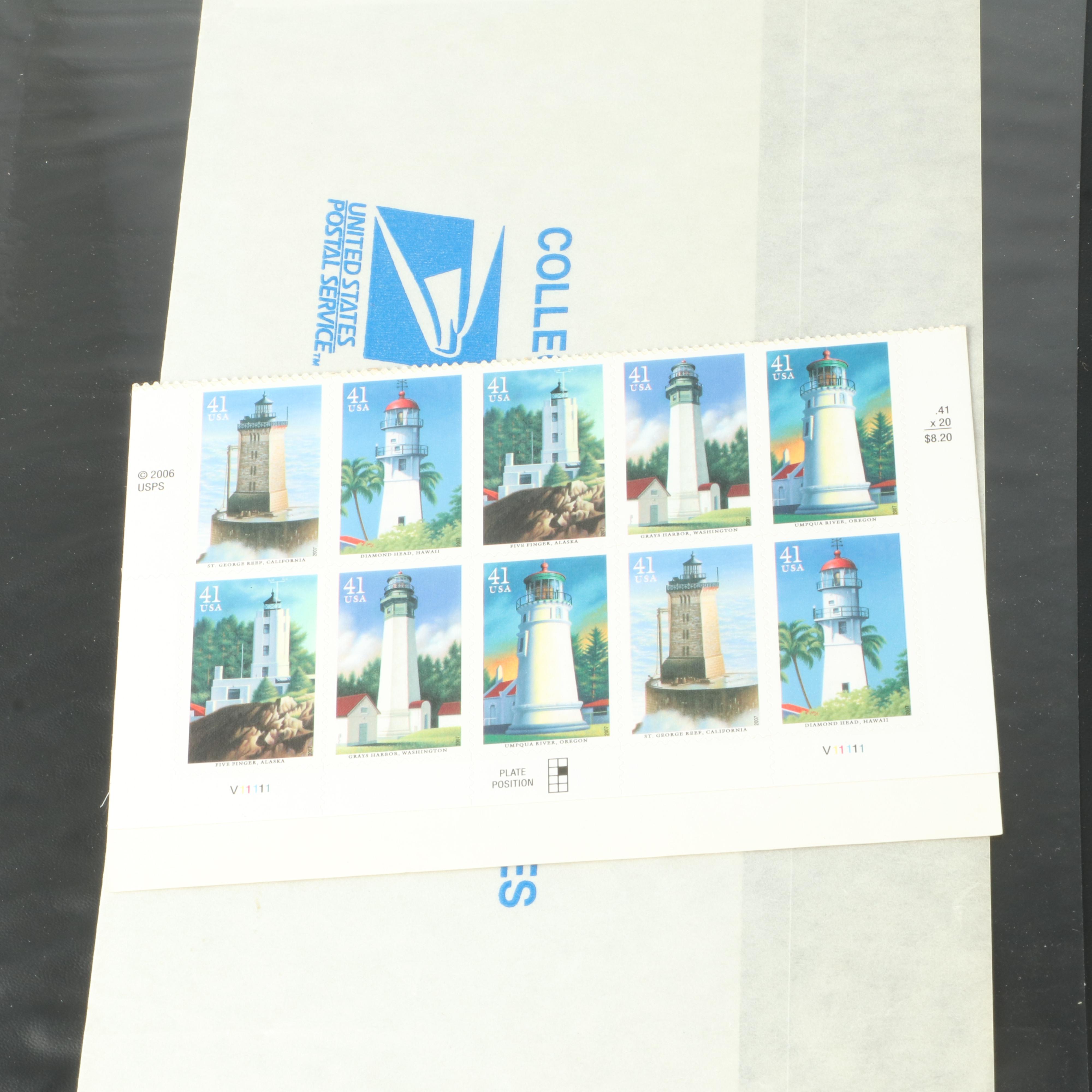 Three Sets of Commemorative Postage Stamps