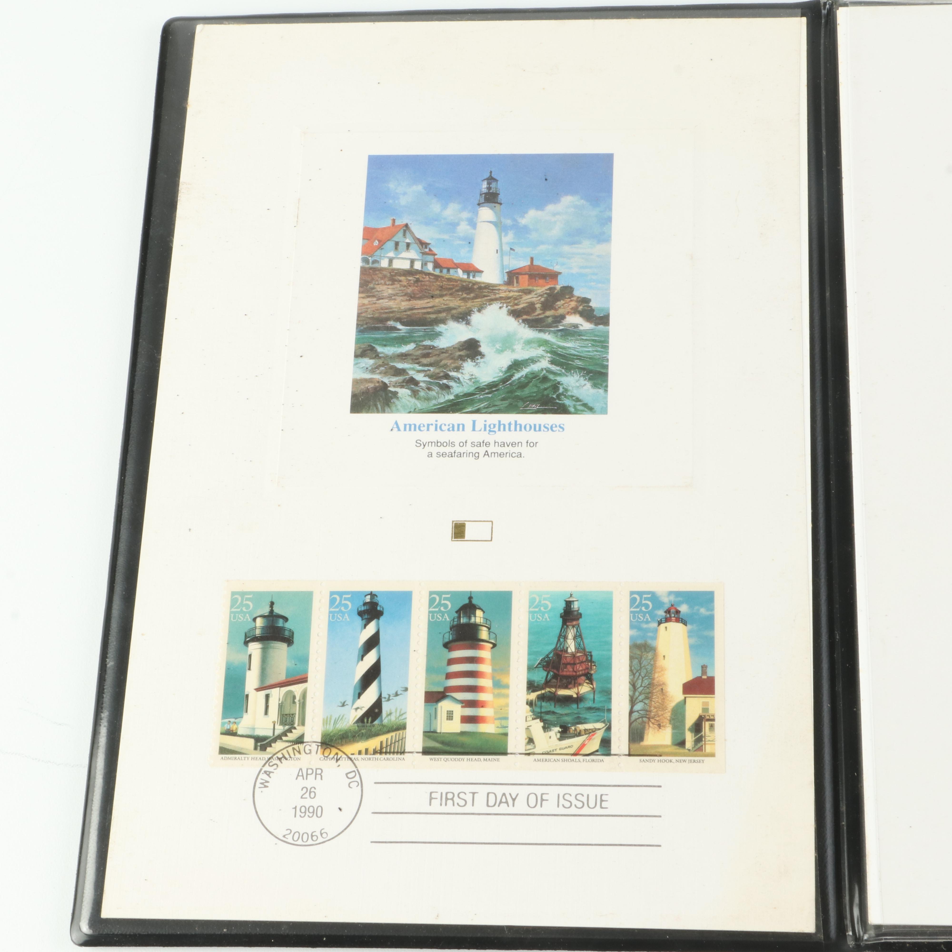 Three Sets of Commemorative Postage Stamps