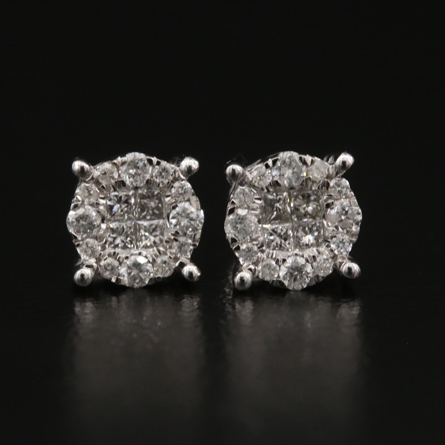 14K 0.55 CTW Diamond Stud Earrings