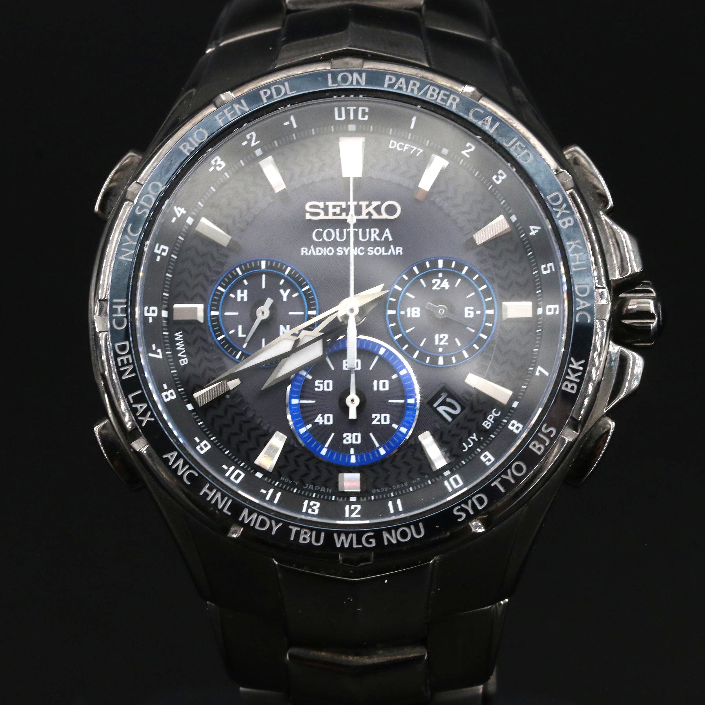 Seiko Coutura Radio Sync Solar Chronometer Watch