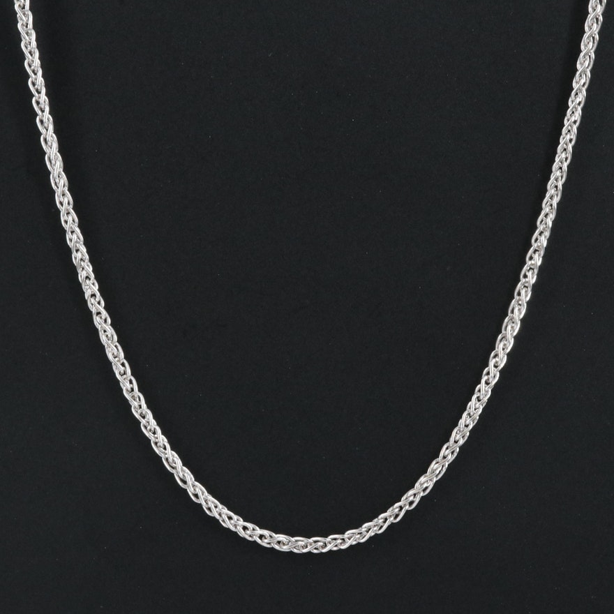 18K Wheat Chain Necklace