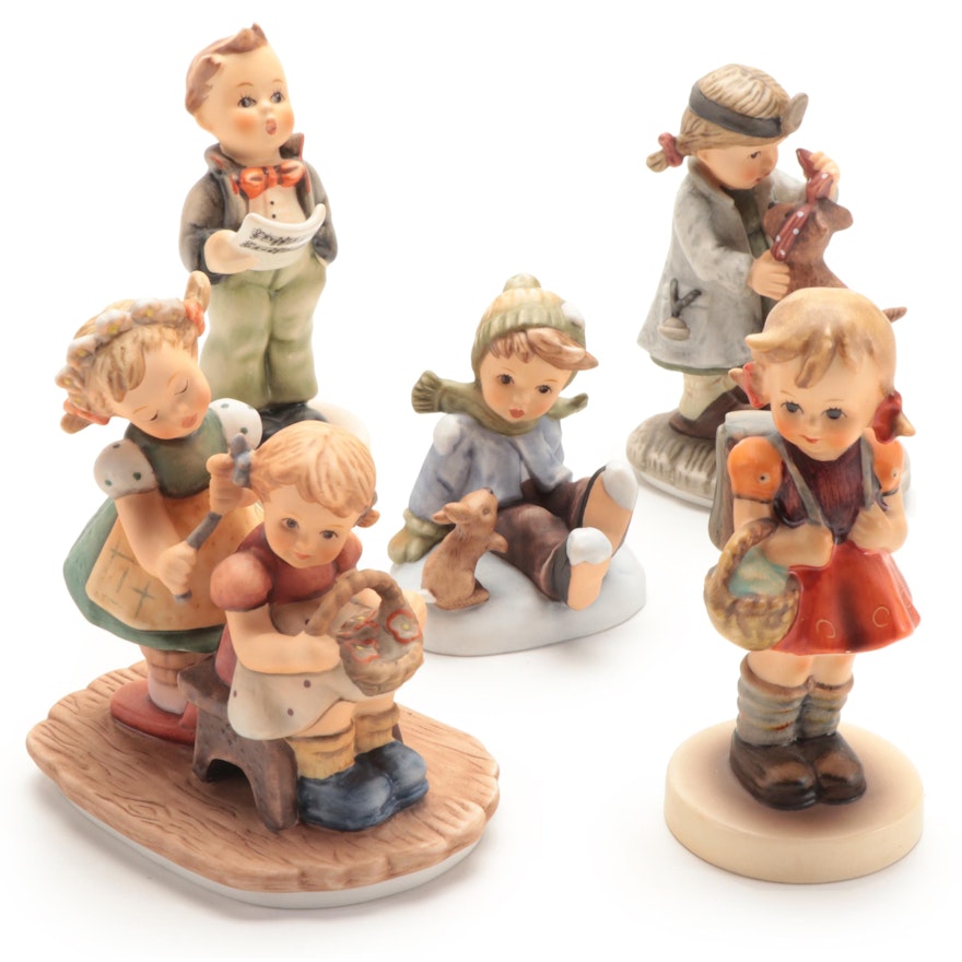 Goebel "The Soloist" and Other Porcelain Hummel Figurines