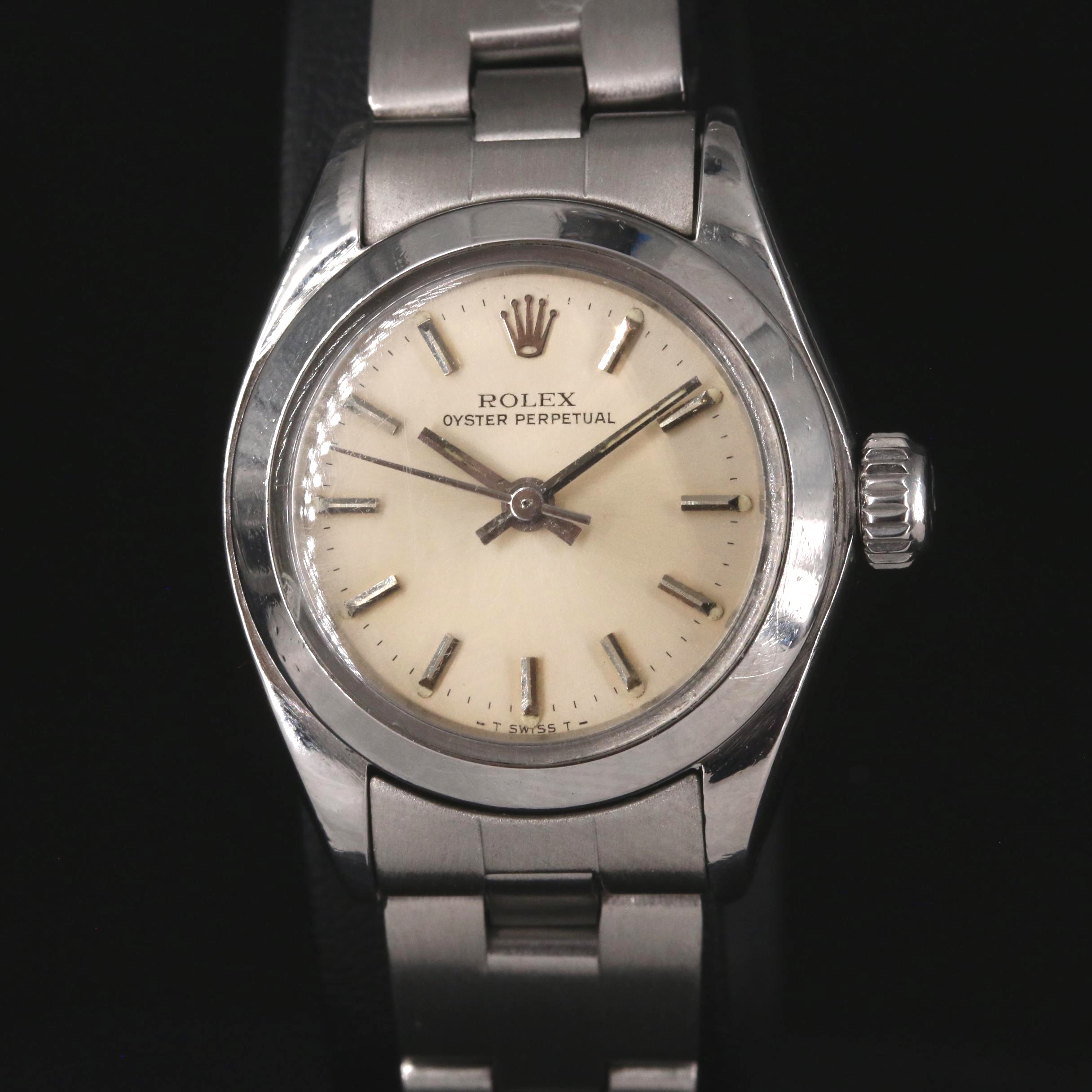 1982 Rolex Oyster Perpetual Stainless Steel Watch
