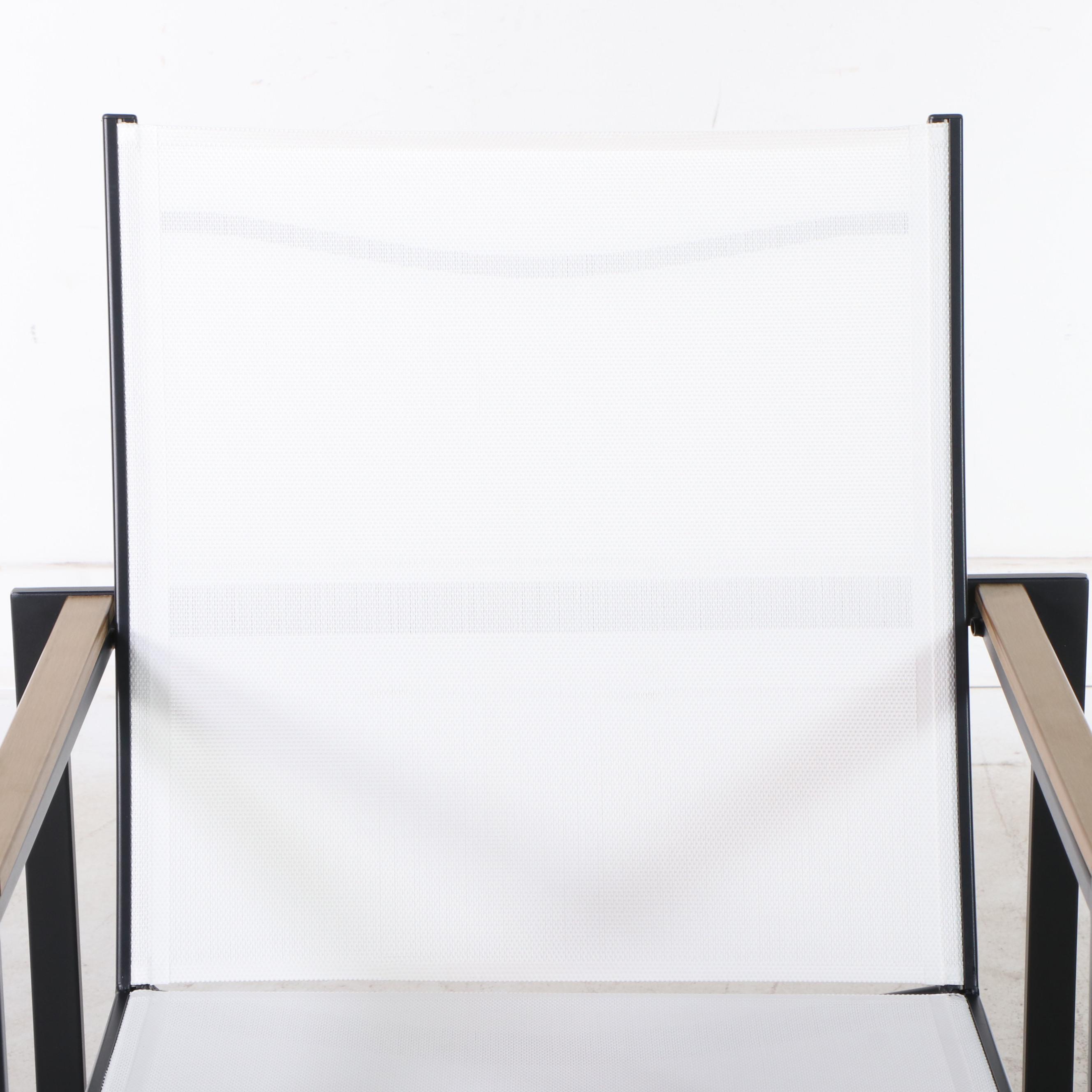 Set of Four Project 62 Henning Modernist Patio Dining Chairs