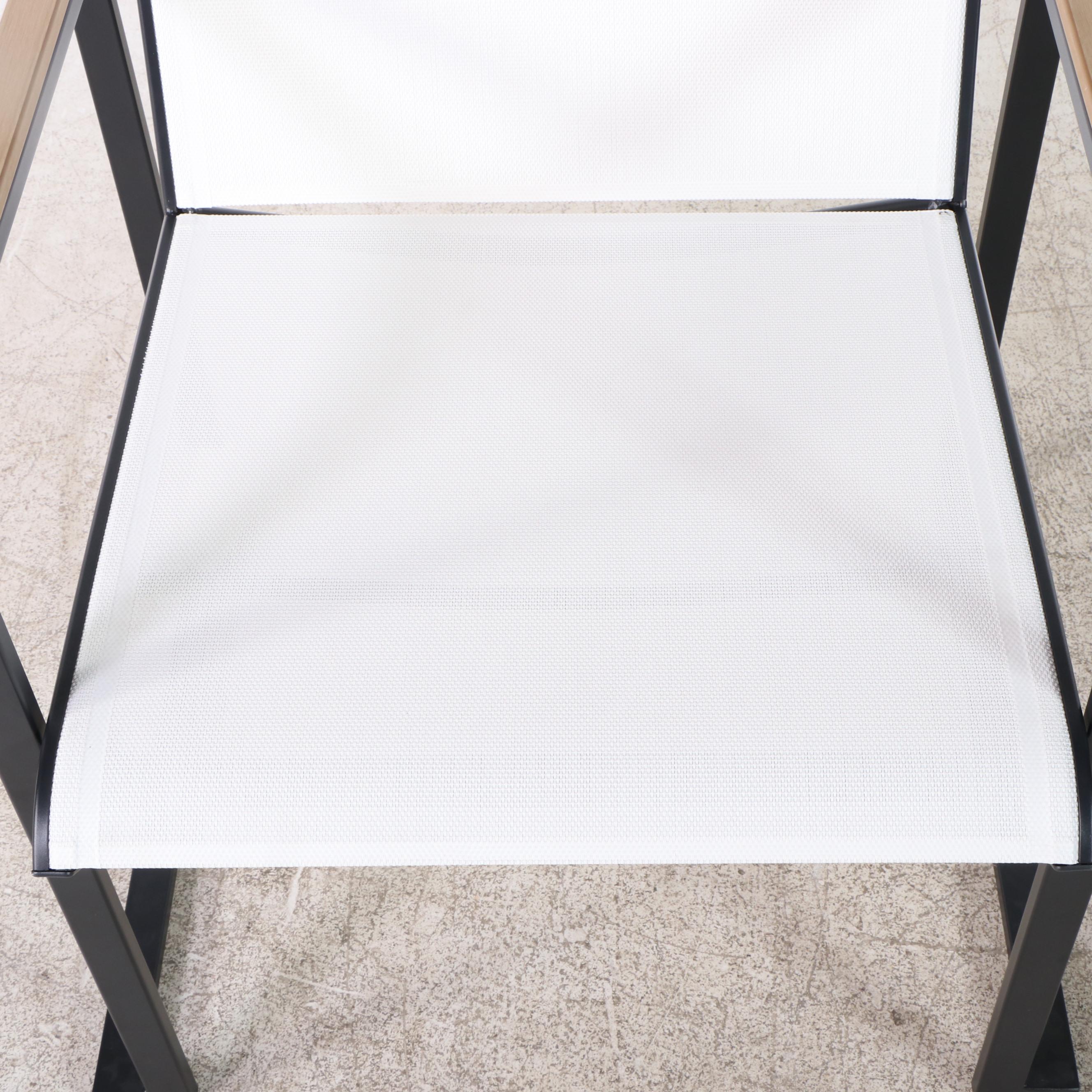 Pair of Project 62 Henning Modernist Patio Dining Chairs