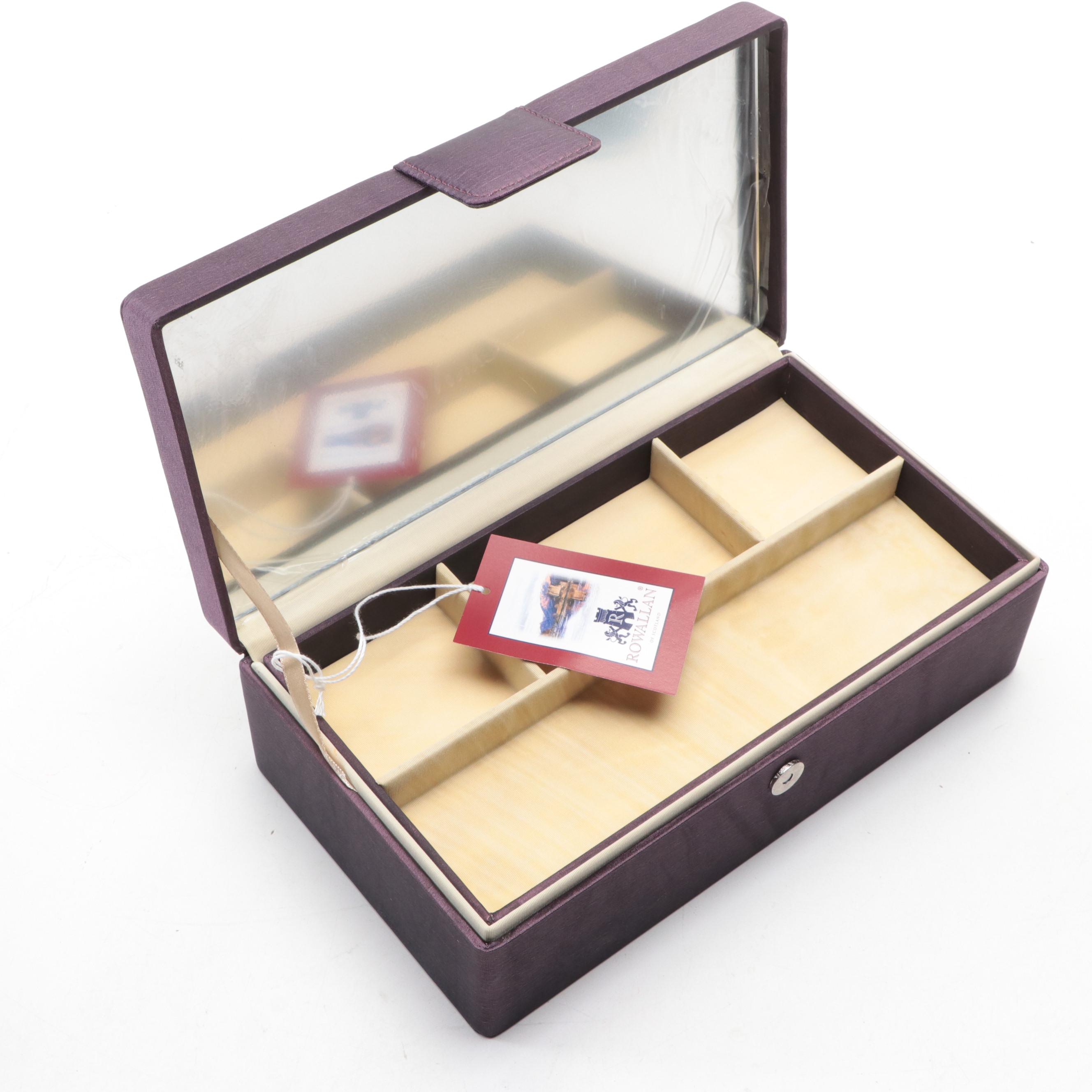 Rowallan Jewelry Faux Leather Travel Cases