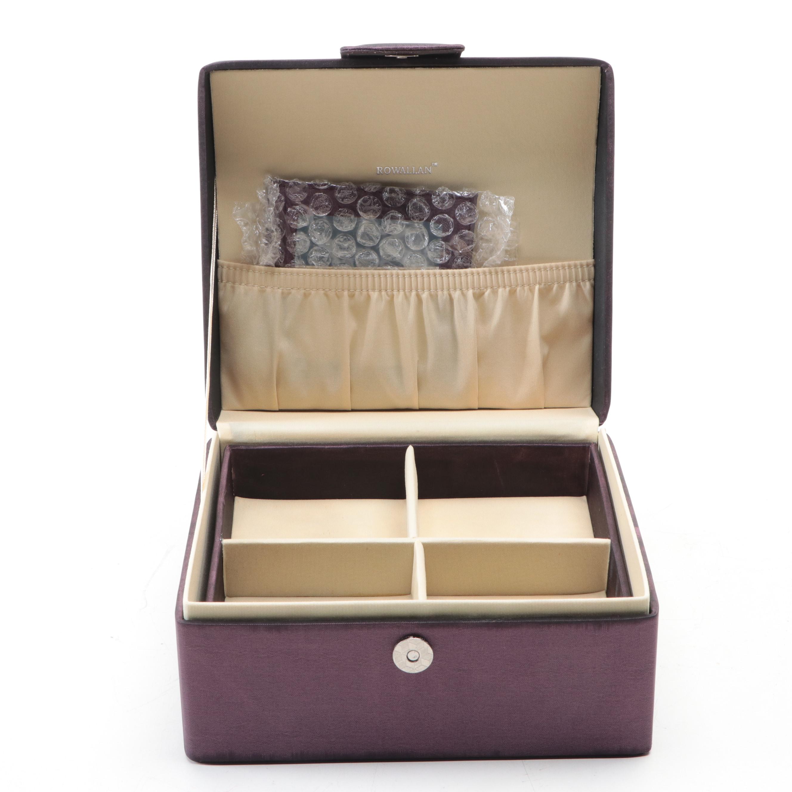 Rowallan Jewelry Faux Leather Travel Cases