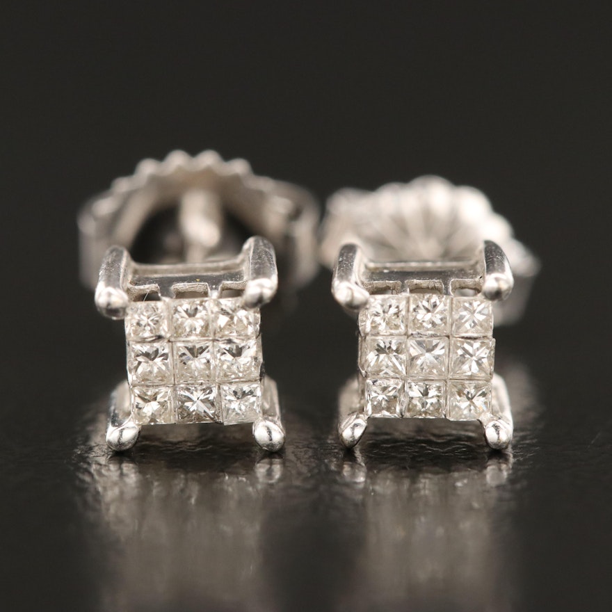 14K 0.31 CTW Diamond Stud Earrings