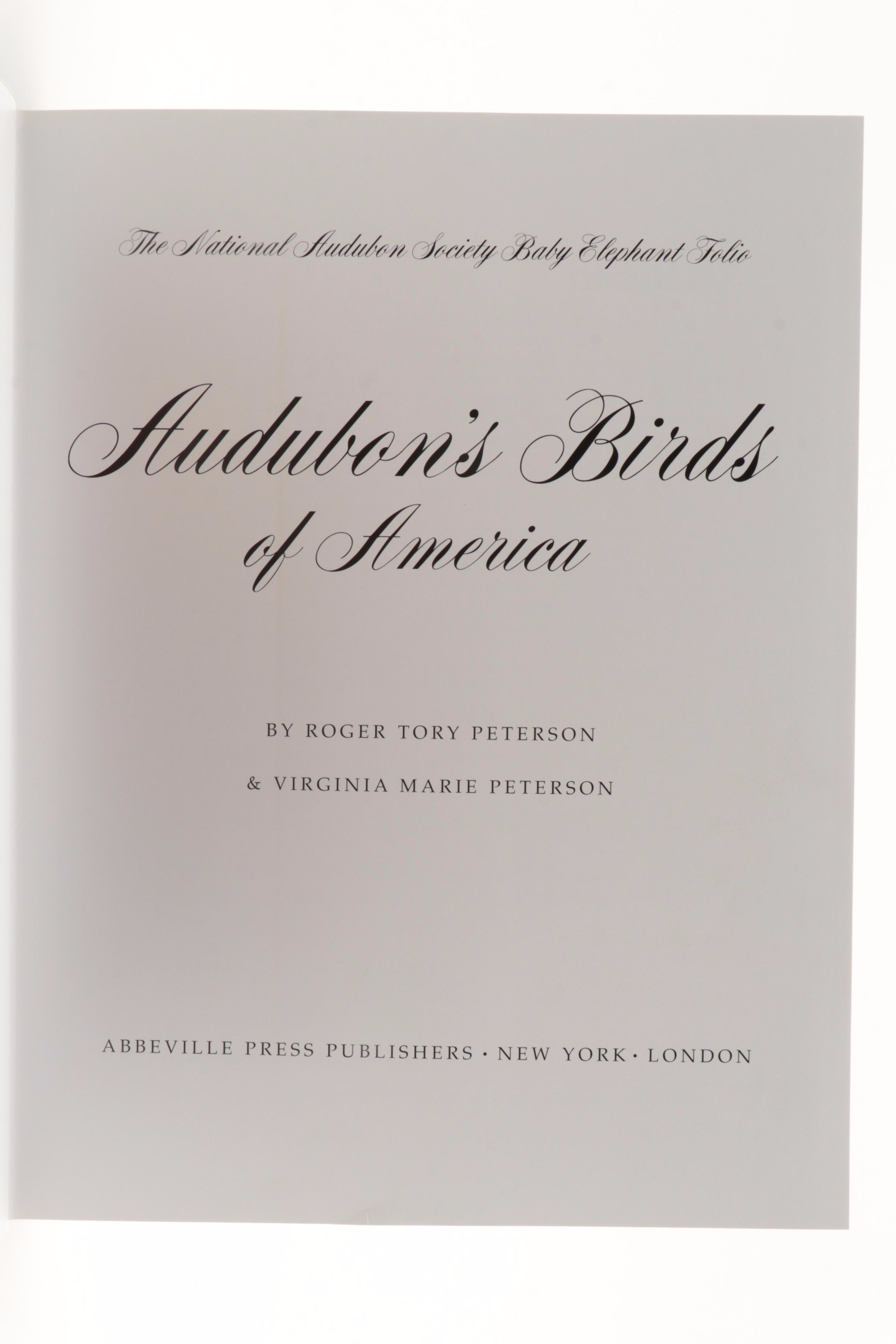 Revised Edition "Audubon's Birds of America" Baby Elephant Folio, 1990