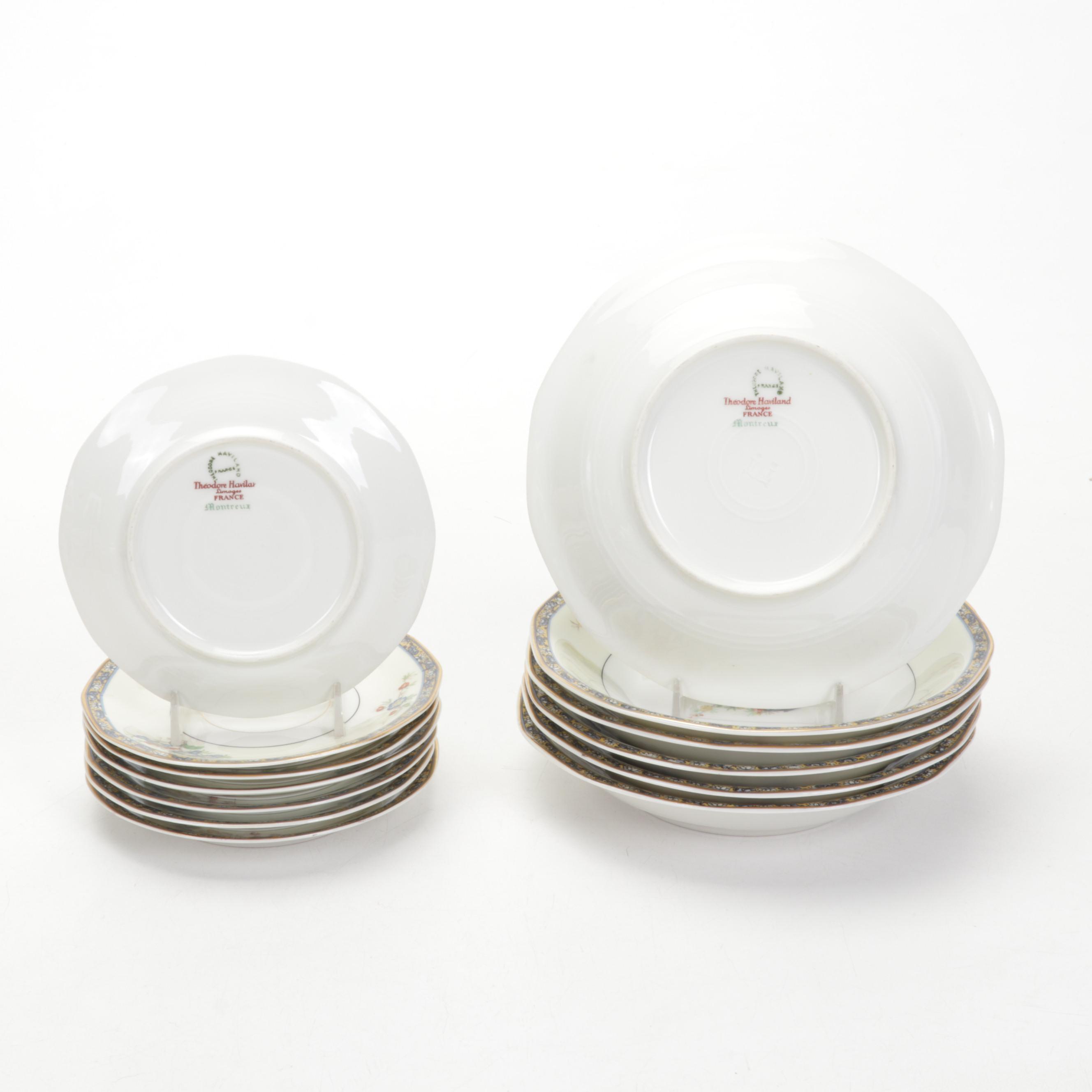 Theodore Haviland Limoges "Montreux" Porcelain Dinnerware