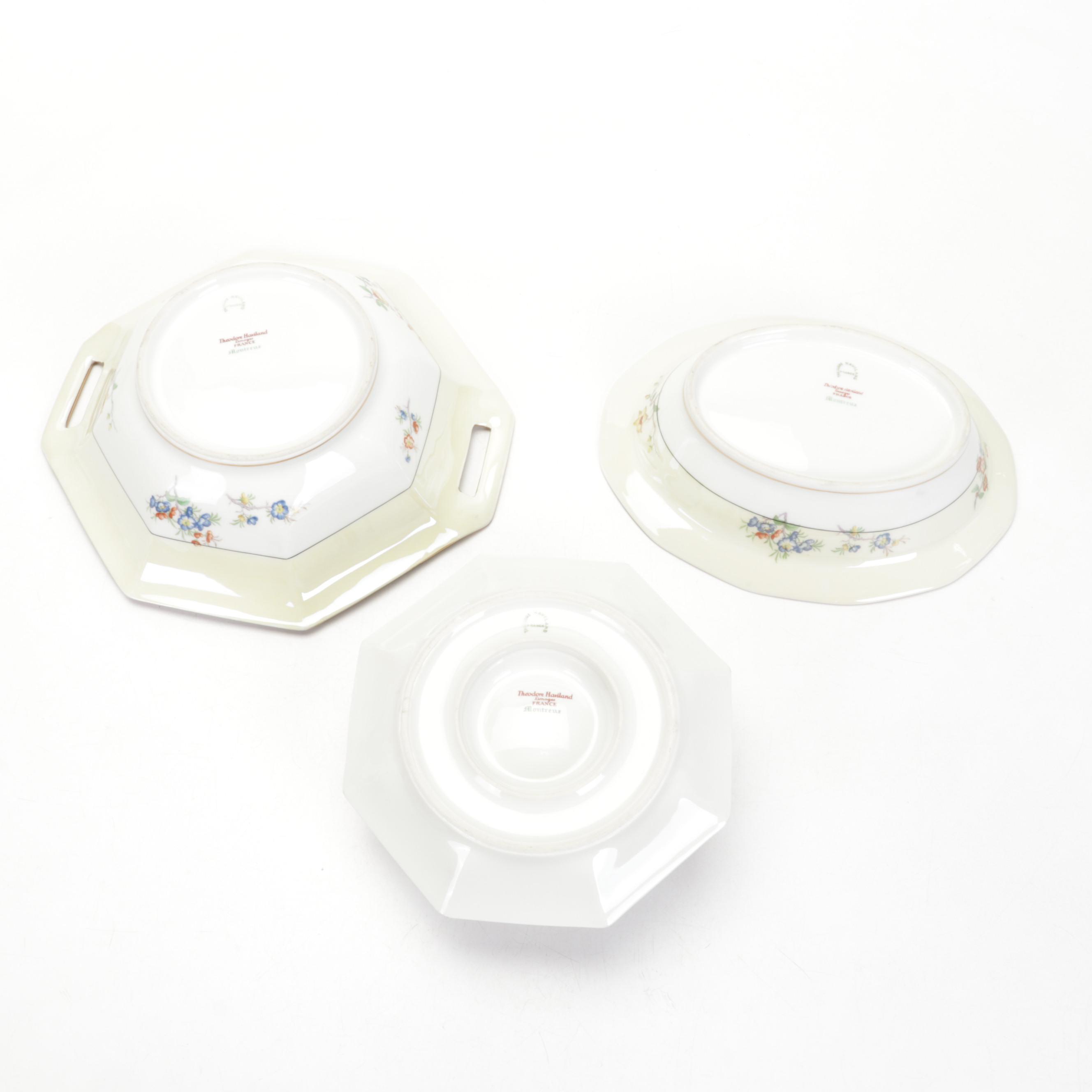 Theodore Haviland Limoges "Montreux" Porcelain Dinnerware