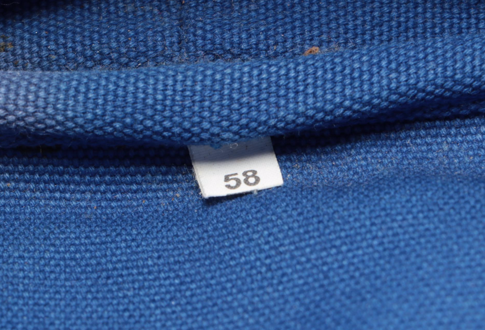 Prada Canapa Logo Large Tote Bag in Blue Canvas