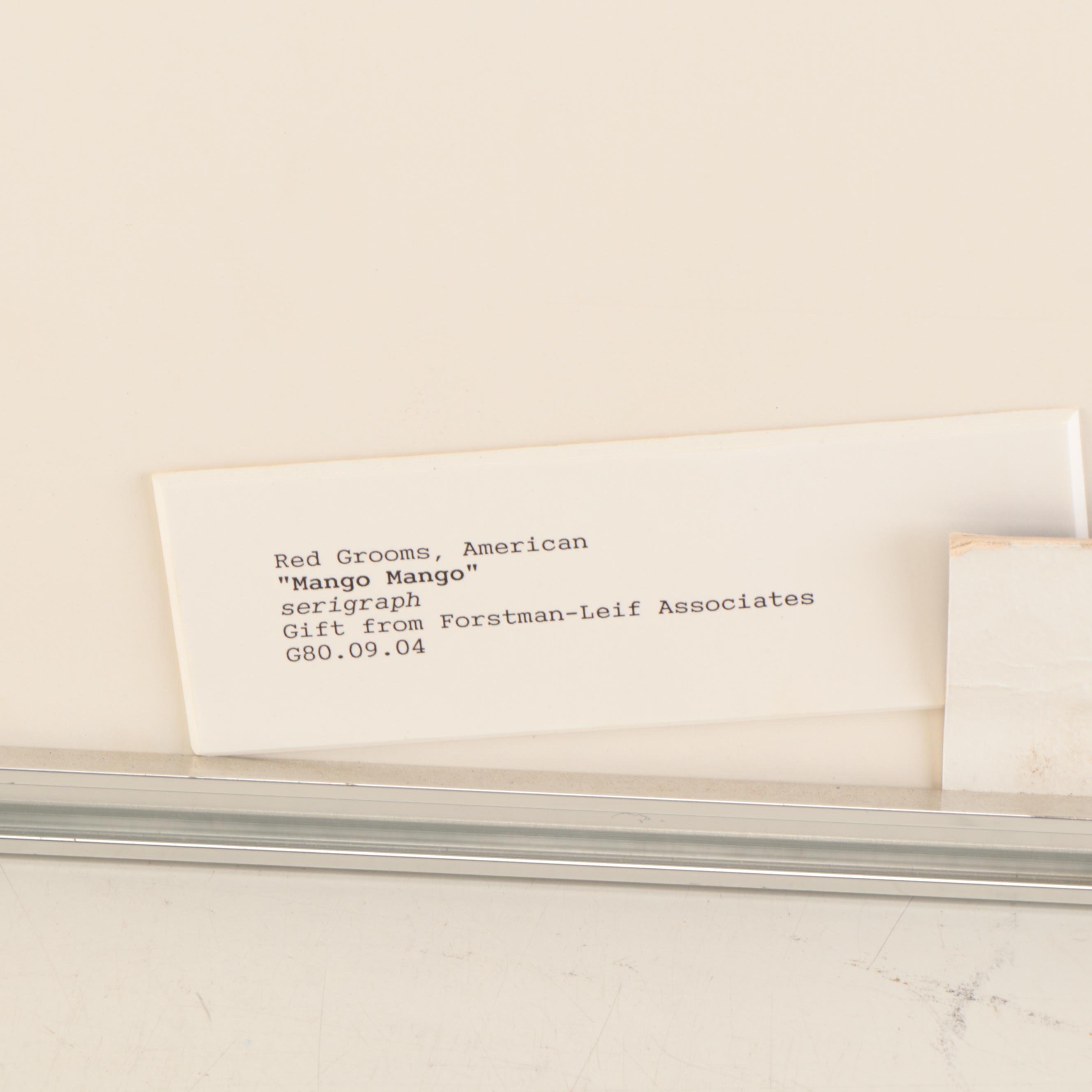 Fred Lawyer Etching "New Jersey Drawing Table," 1981