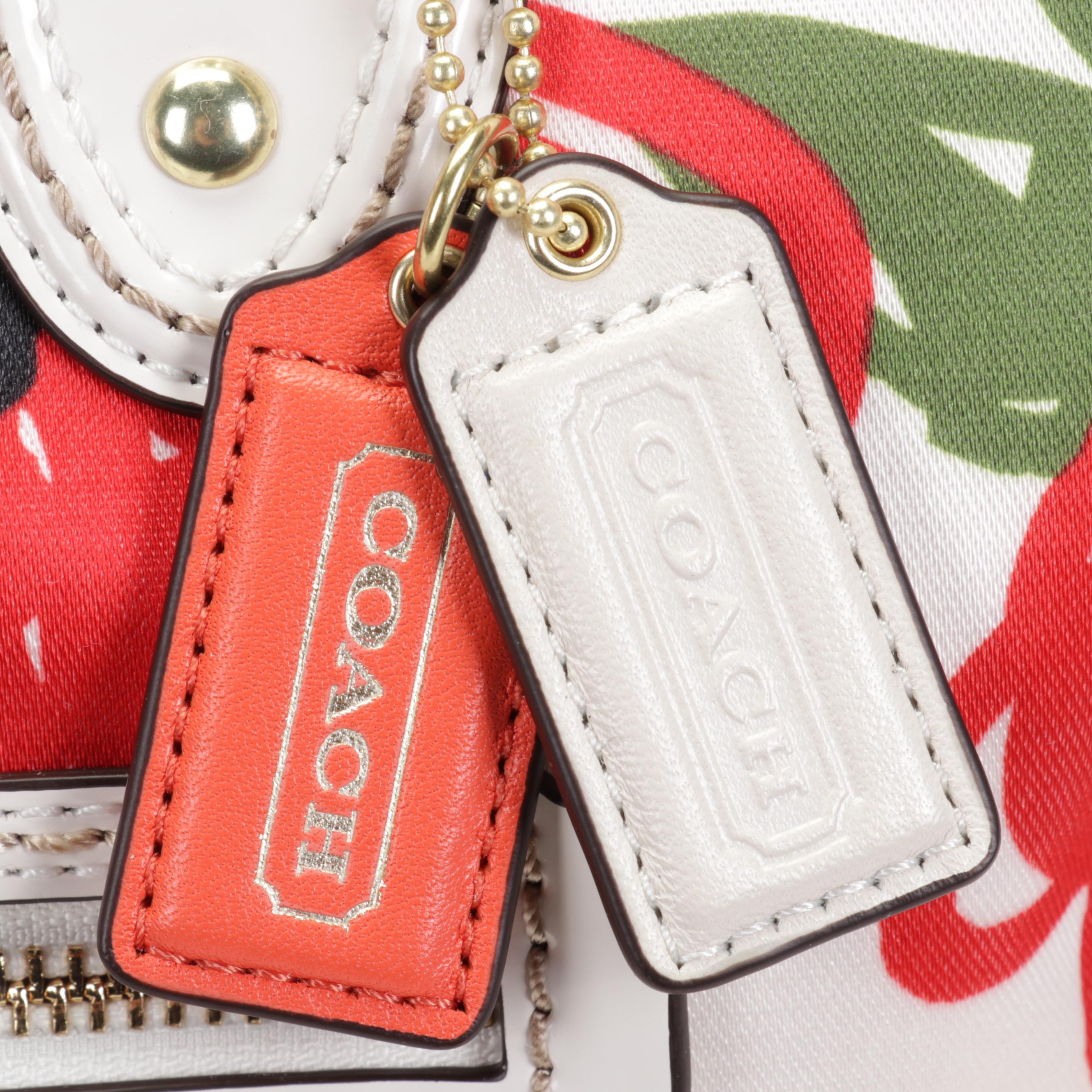 Coach Hallie Poppy Tote Bag