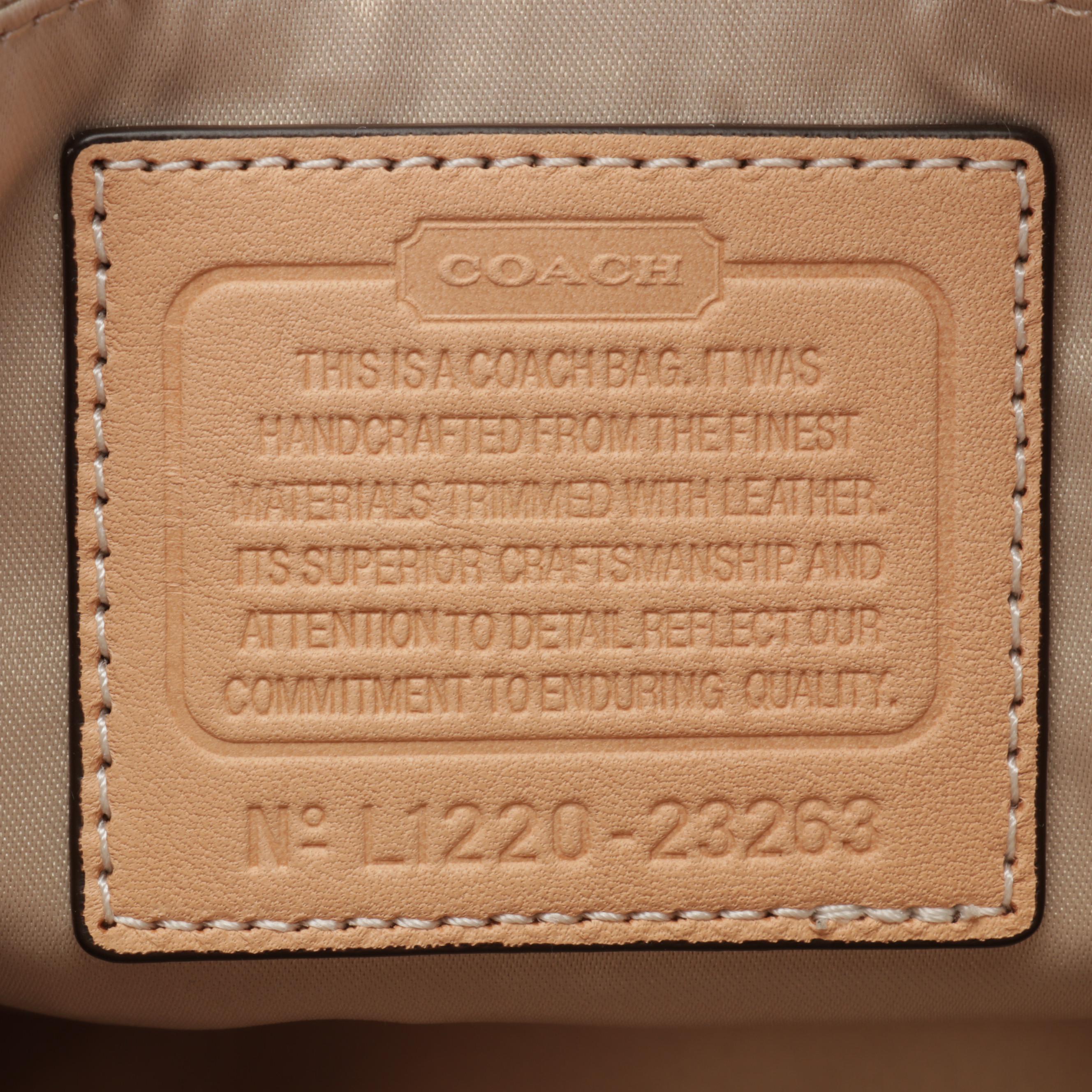 Coach Hallie Poppy Tote Bag