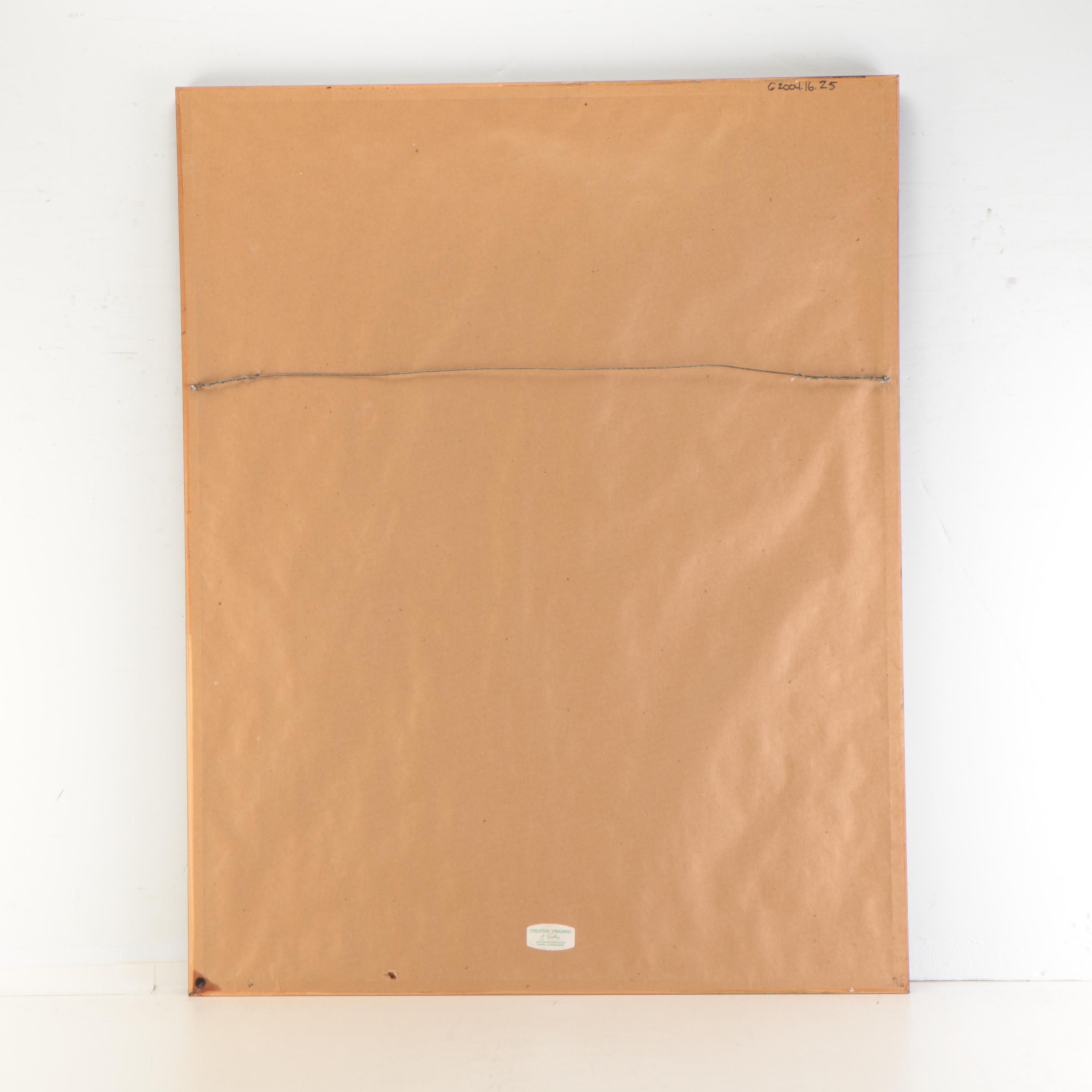 Jeri Harrison Watercolor Painting "Nude Odalisque"