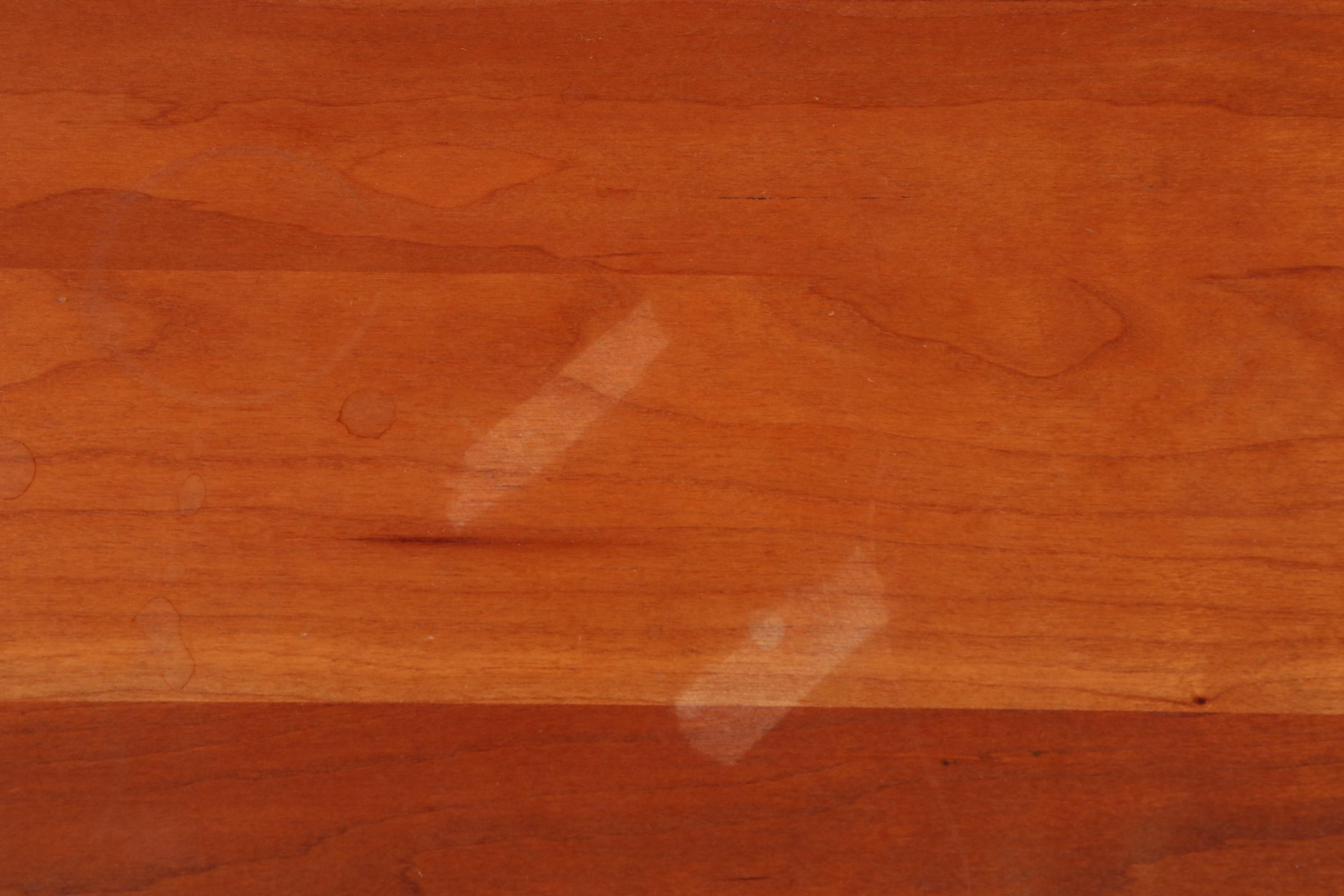 Stickley Cherry Desk with Upper Cabinet and Shelves