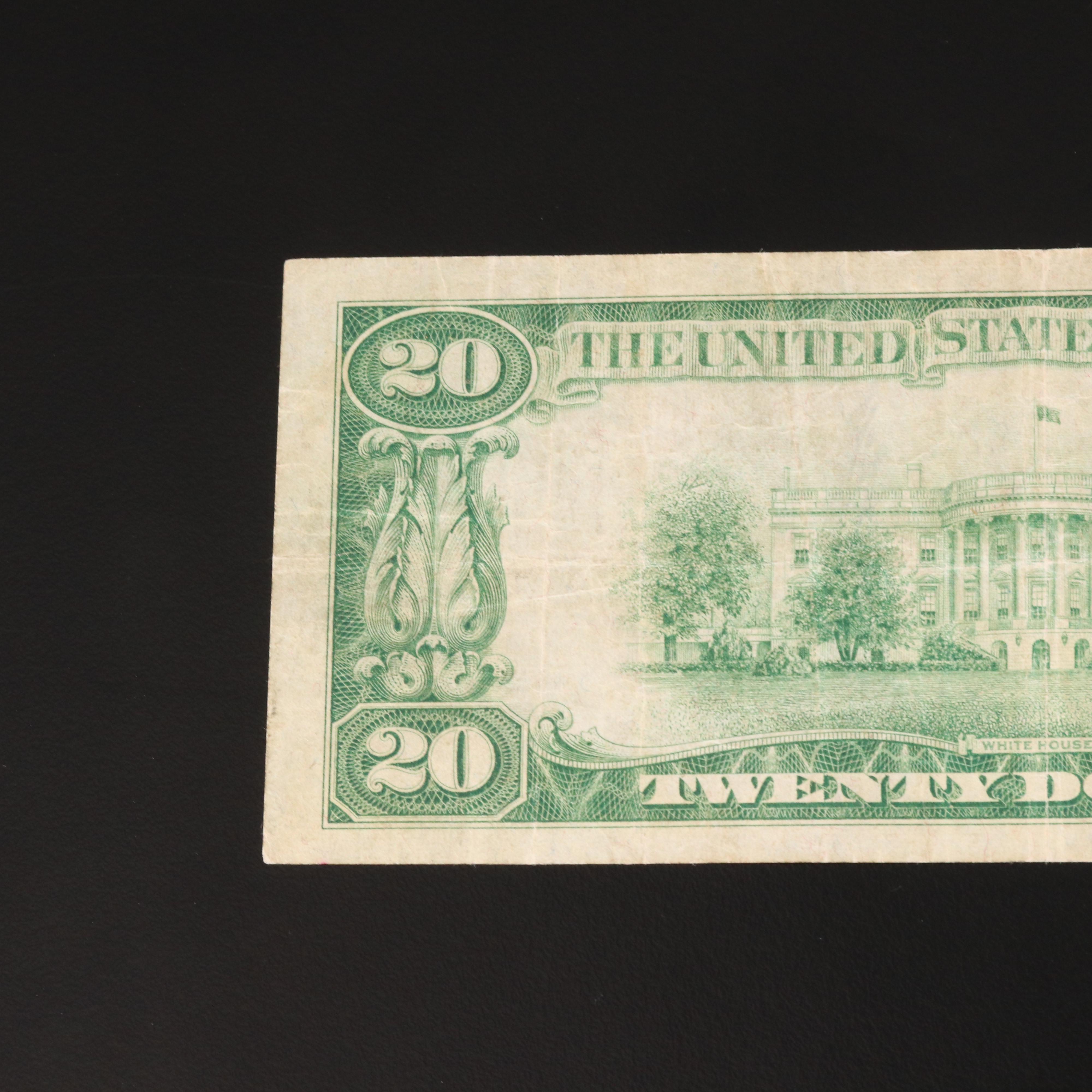 Series of 1929 $20 National Currency Note