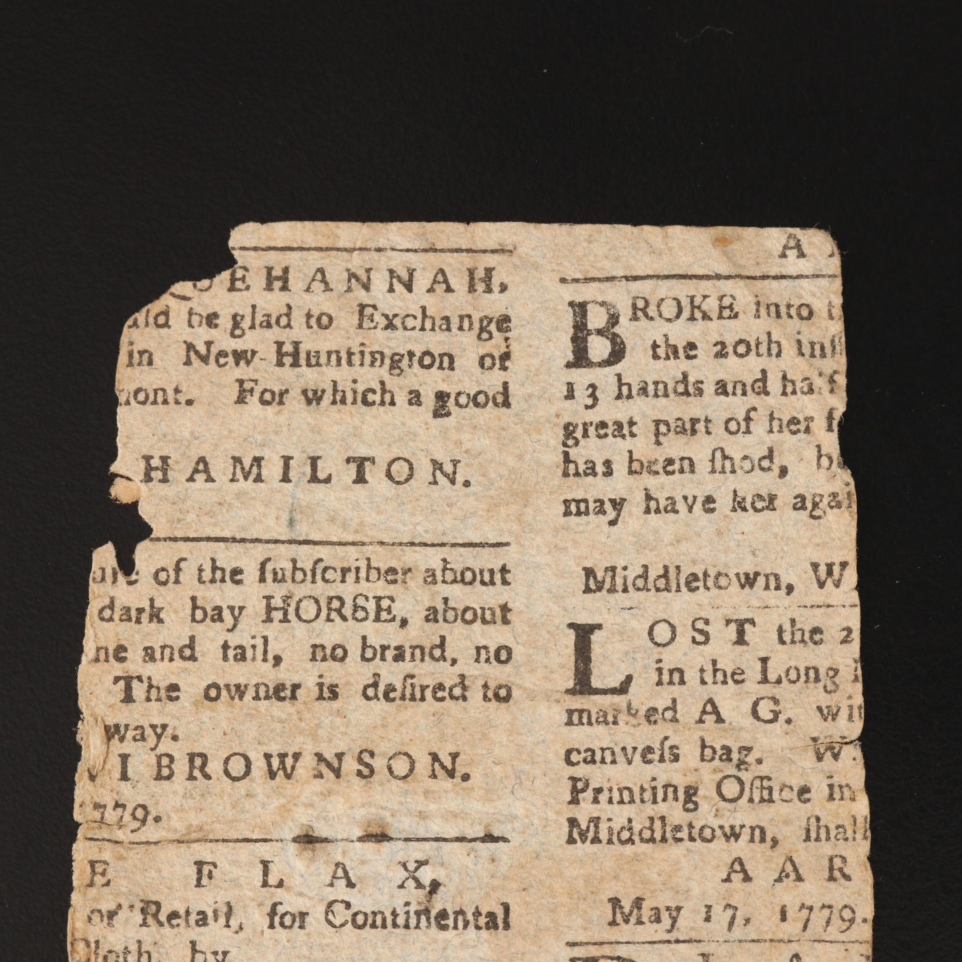 Five Shillings 1776 Colonial Currency Note