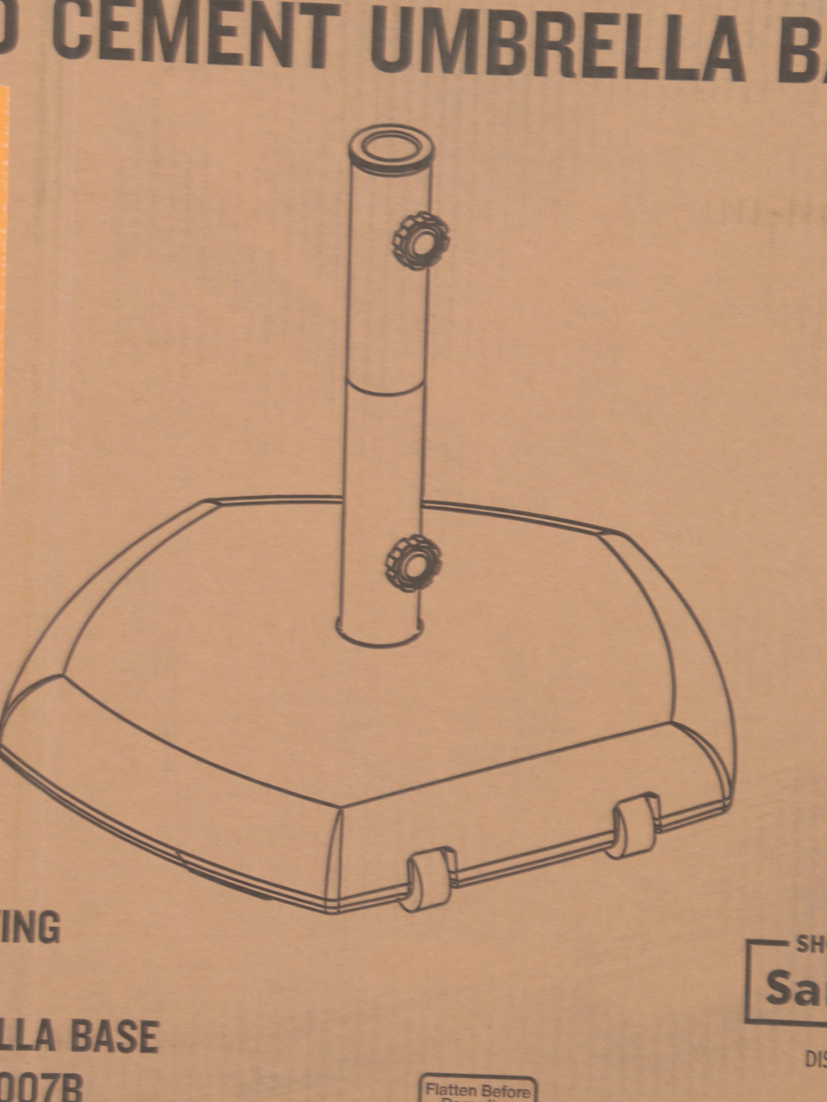 Member's Mark 60 Lbs Cement Umbrella Base