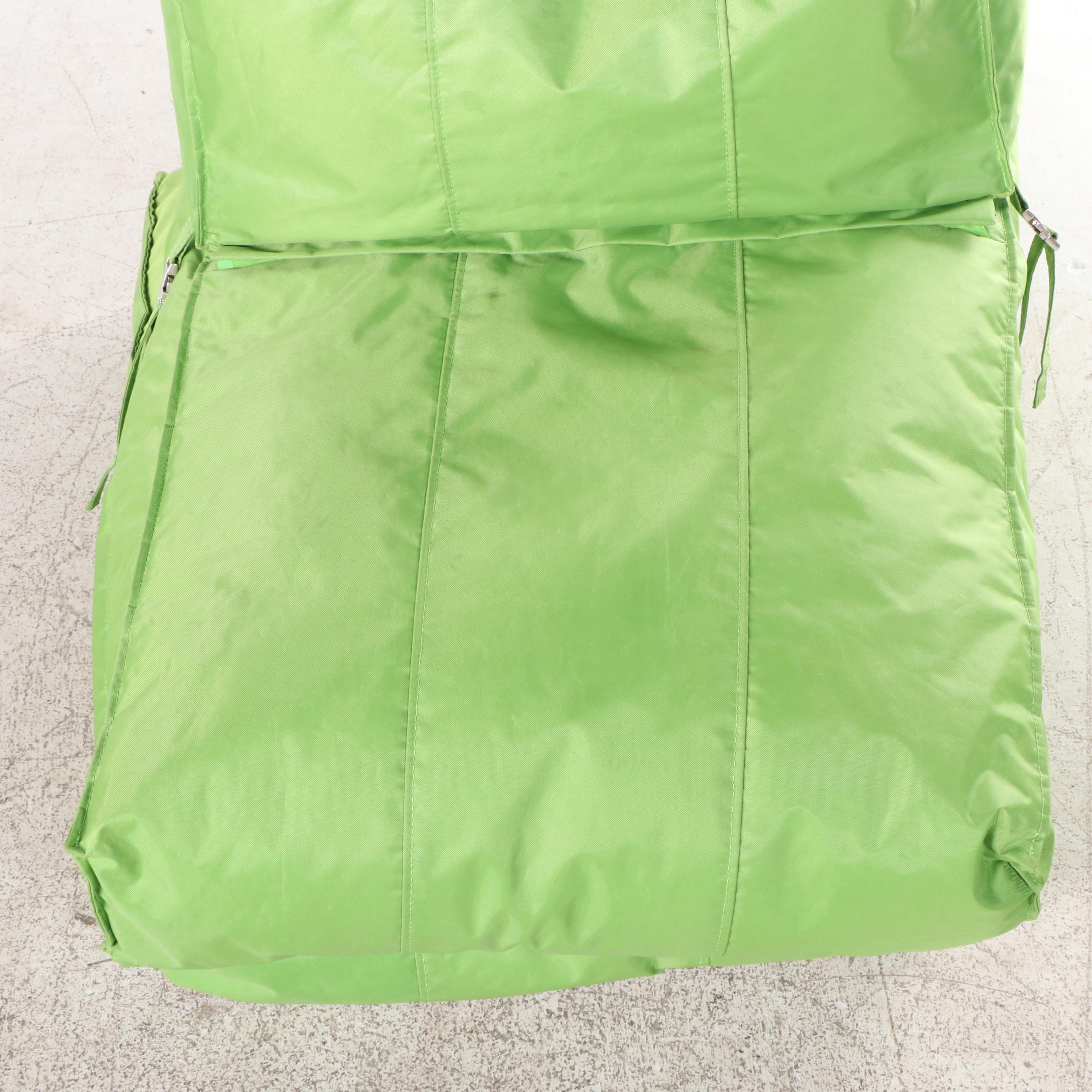 Pair of Comfort Research "Big Joe" Flip Lounger Bean Bag Chair