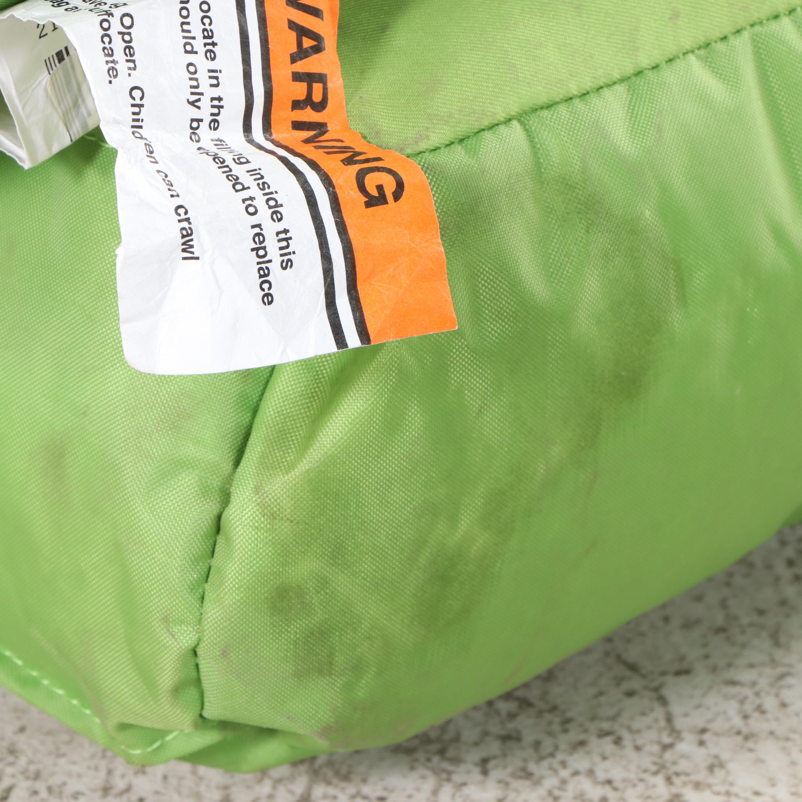 Pair of Comfort Research "Big Joe" Flip Lounger Bean Bag Chair