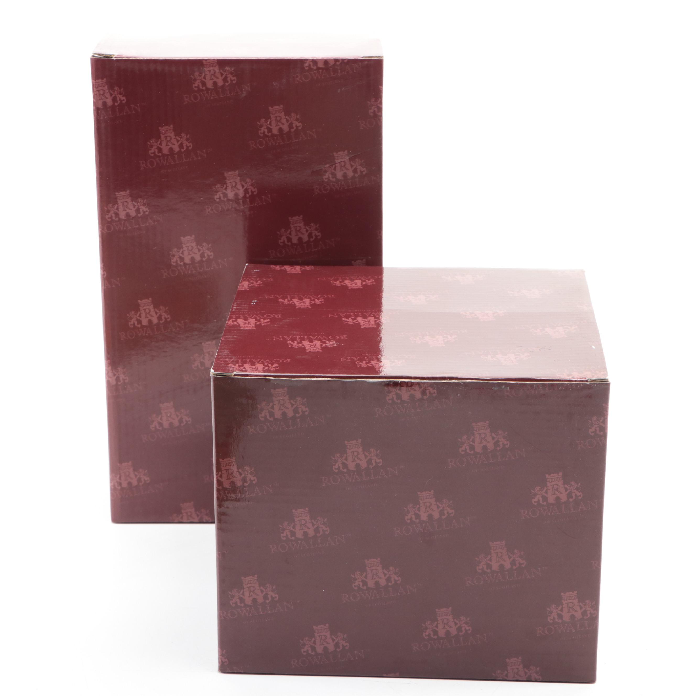 Rowallan Jewelry Faux Leather Travel Cases