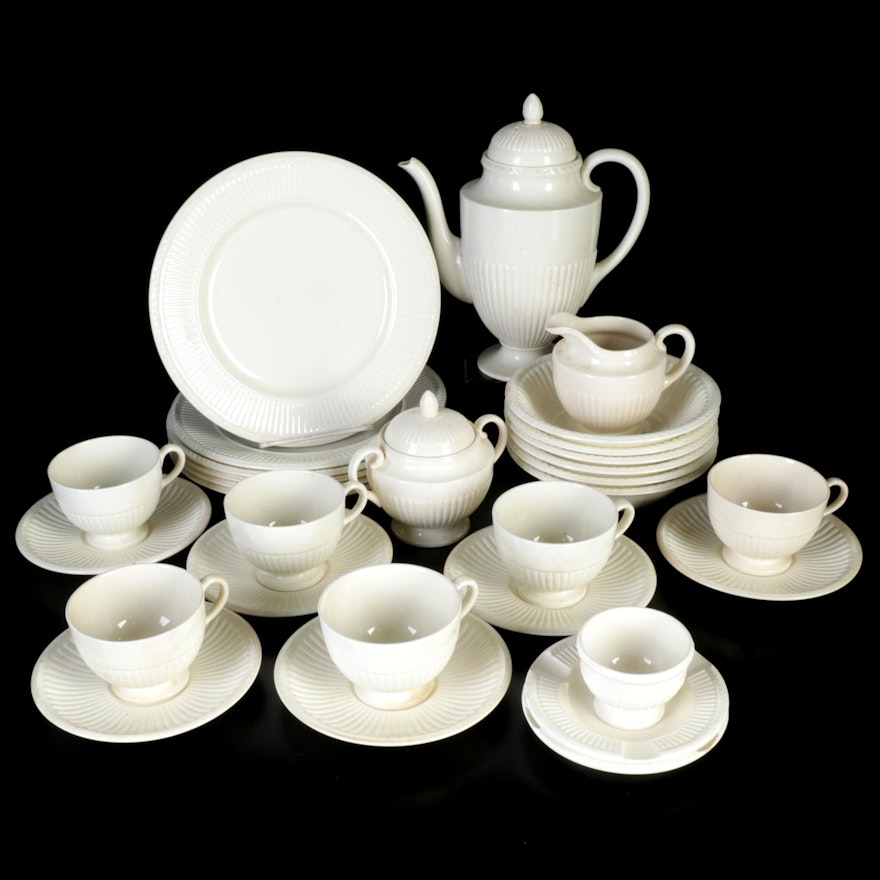 Wedgwood "Edme" Cream Tea Set and Table Accessories