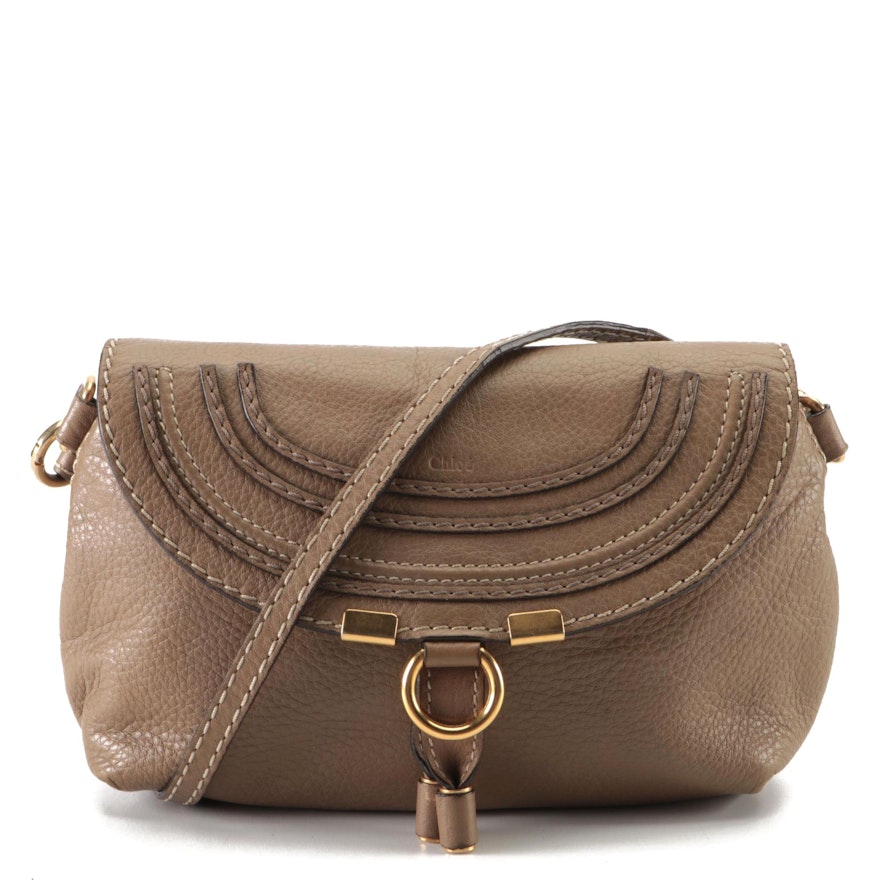 Chloé Marcie Crossbody Bag in Grained Leather