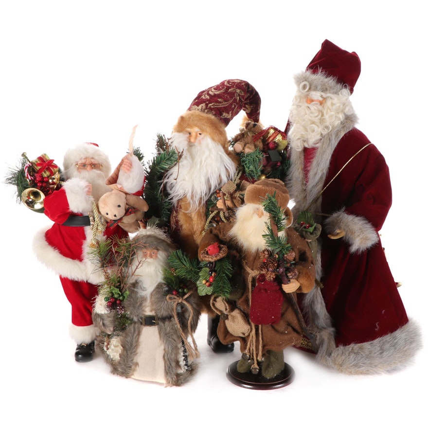 Frontieer and Other Old World Style Santa Claus Figurines