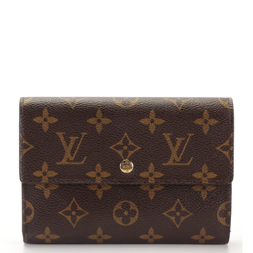 Louis Vuitton Porte-Tresor Etui Papiers Trifold Wallet in Monogram Canvas