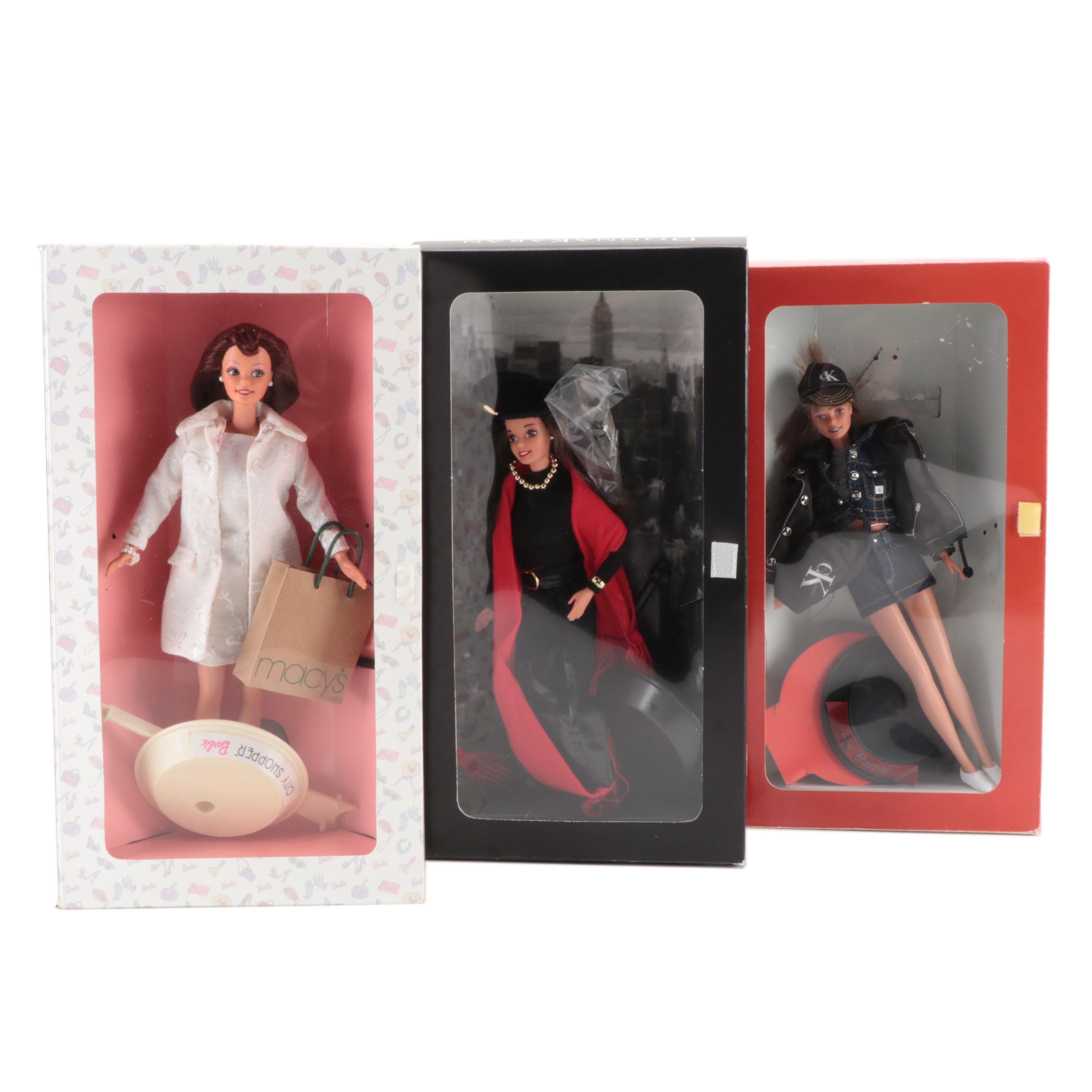 Mattel Donna Karan, Nicole Miller and Calvin Klein Limited Edition Barbies