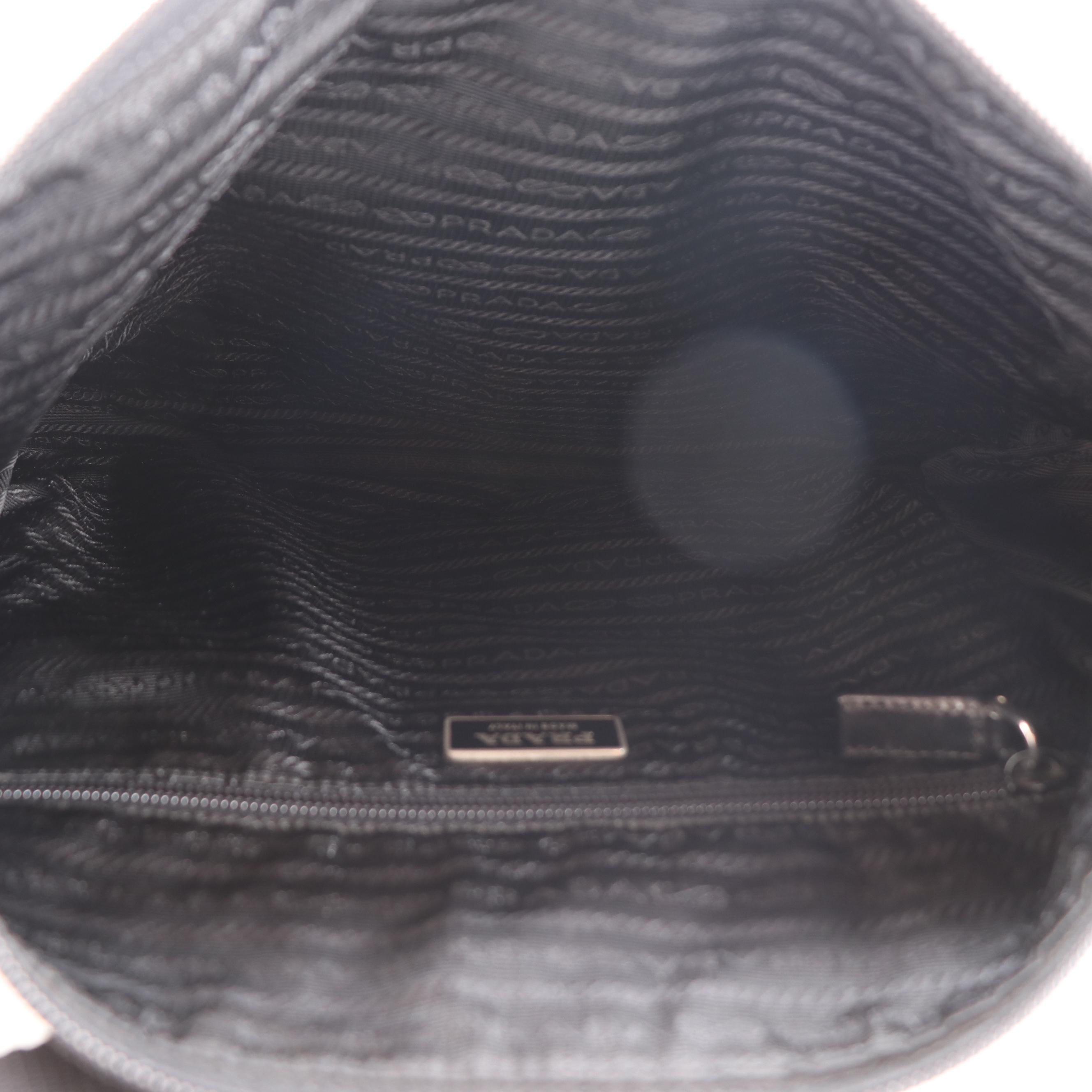 Prada Black Tessuto Nylon Crossbody Bag
