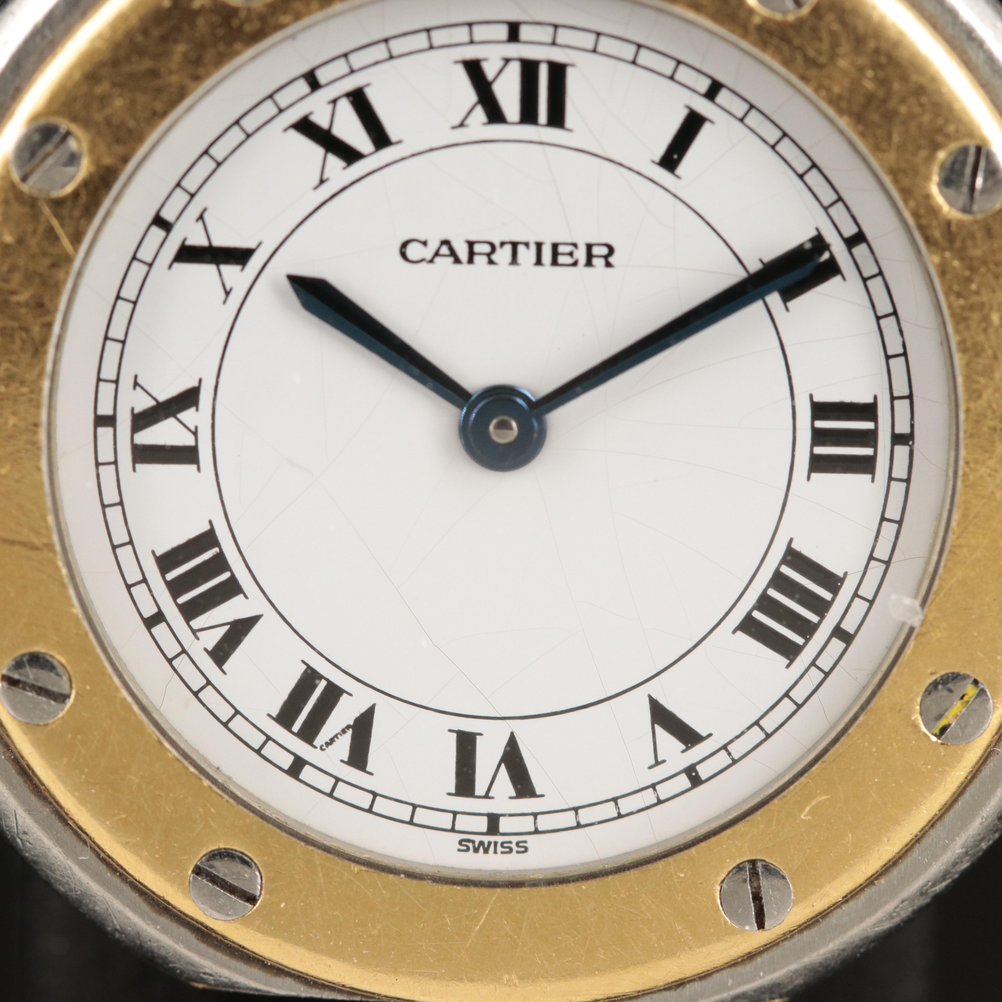 Cartier Santos Ronde Two-Tone Quartz Watch