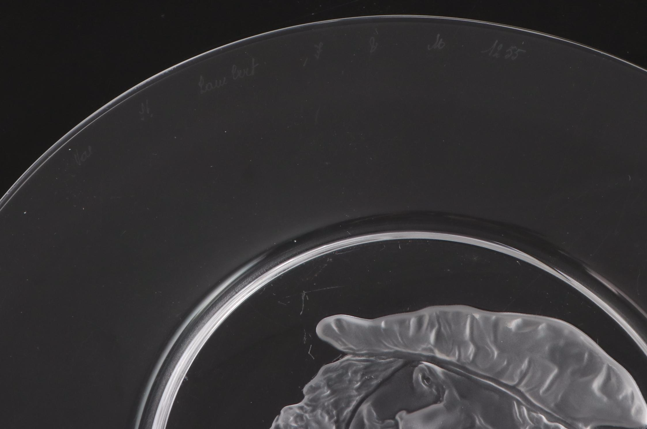 Val St. Lambert "Van Gogh" and Other Old Masters Crystal Plates