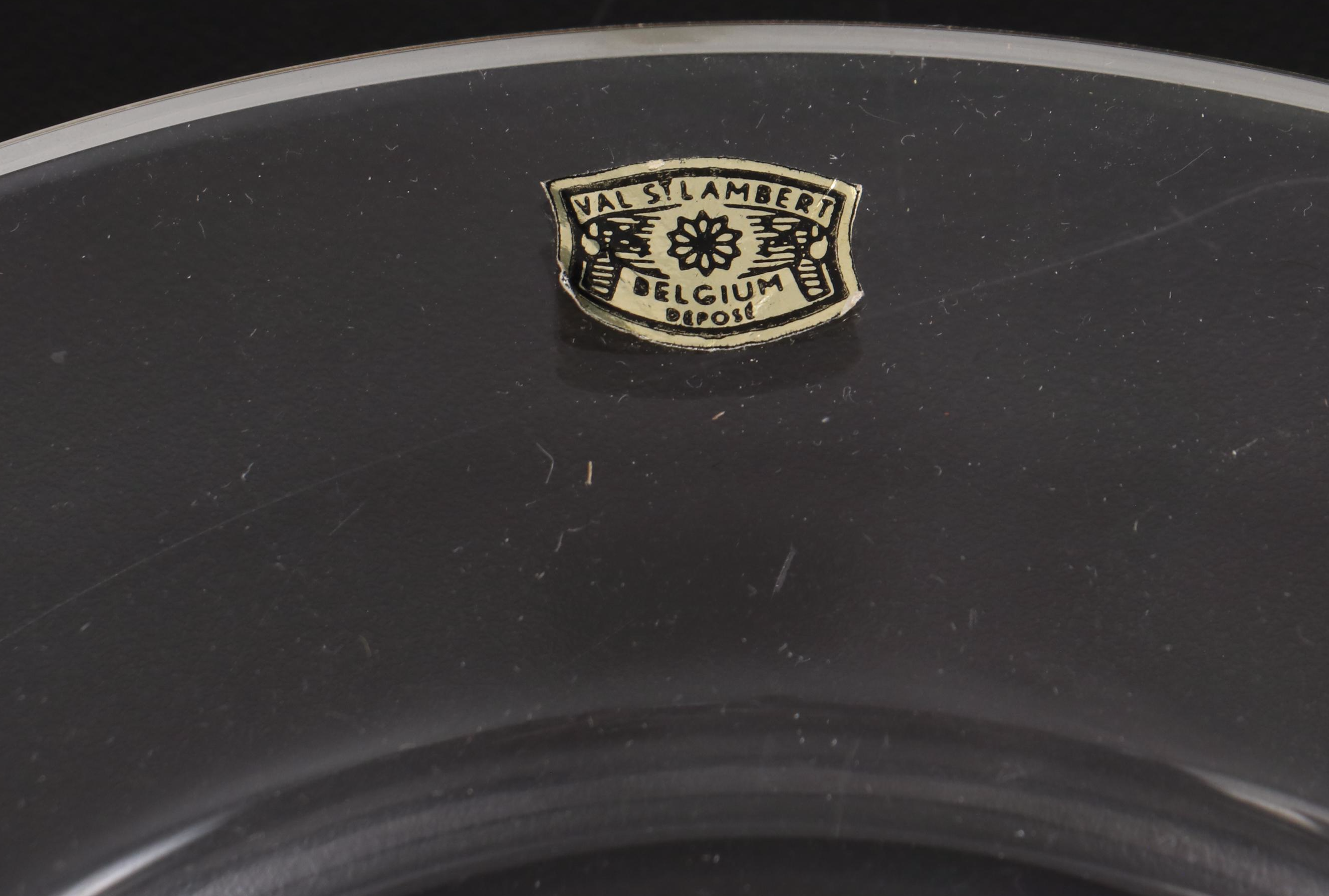 Val St. Lambert "Van Gogh" and Other Old Masters Crystal Plates